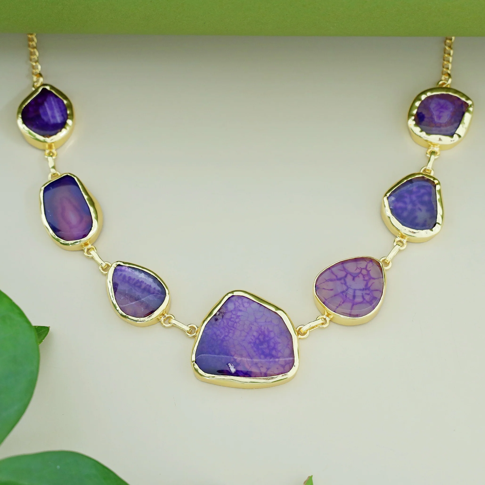 Nishka Agate Neckpiece - Image 3