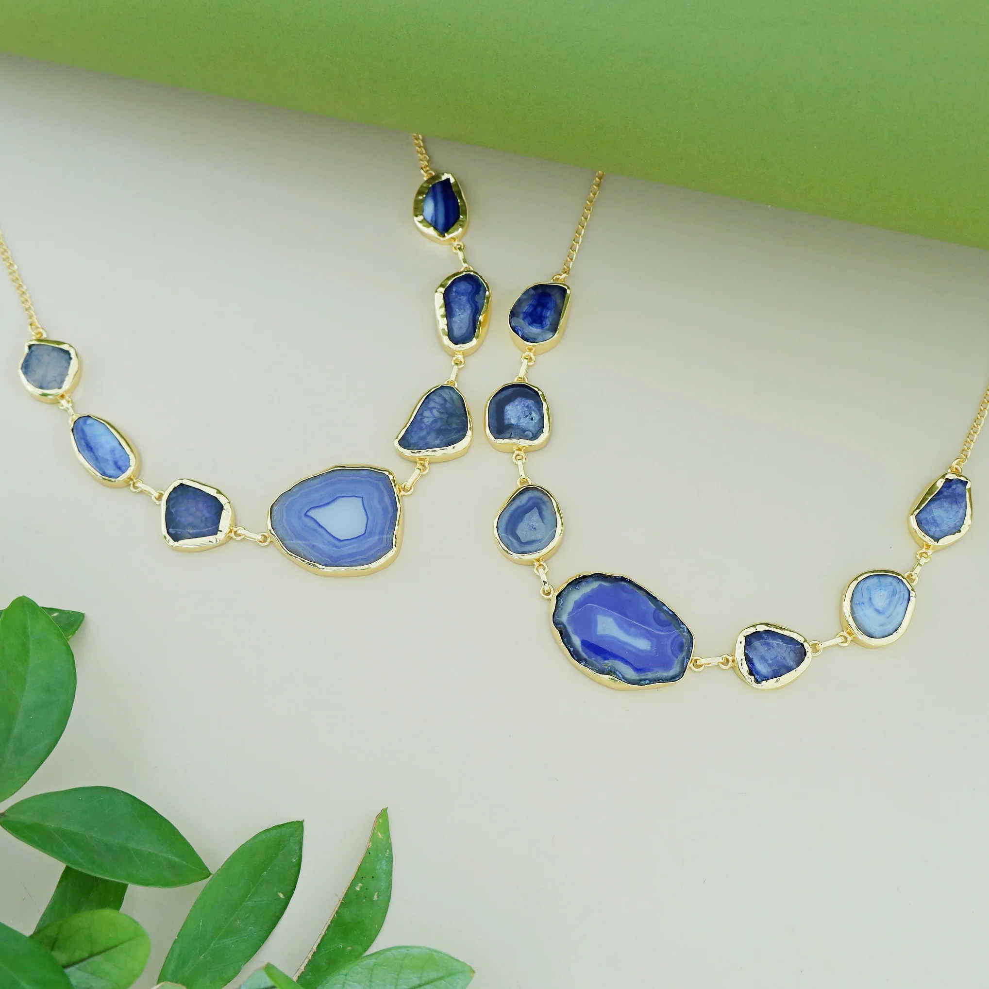 Nishka Agate Neckpiece - Image 4