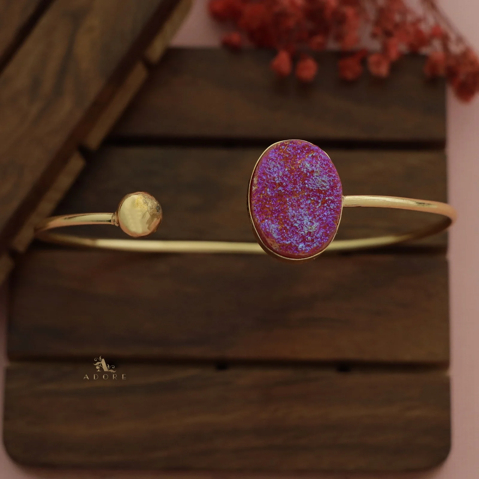 Novlie Oval Glittery Bangle - Image 11