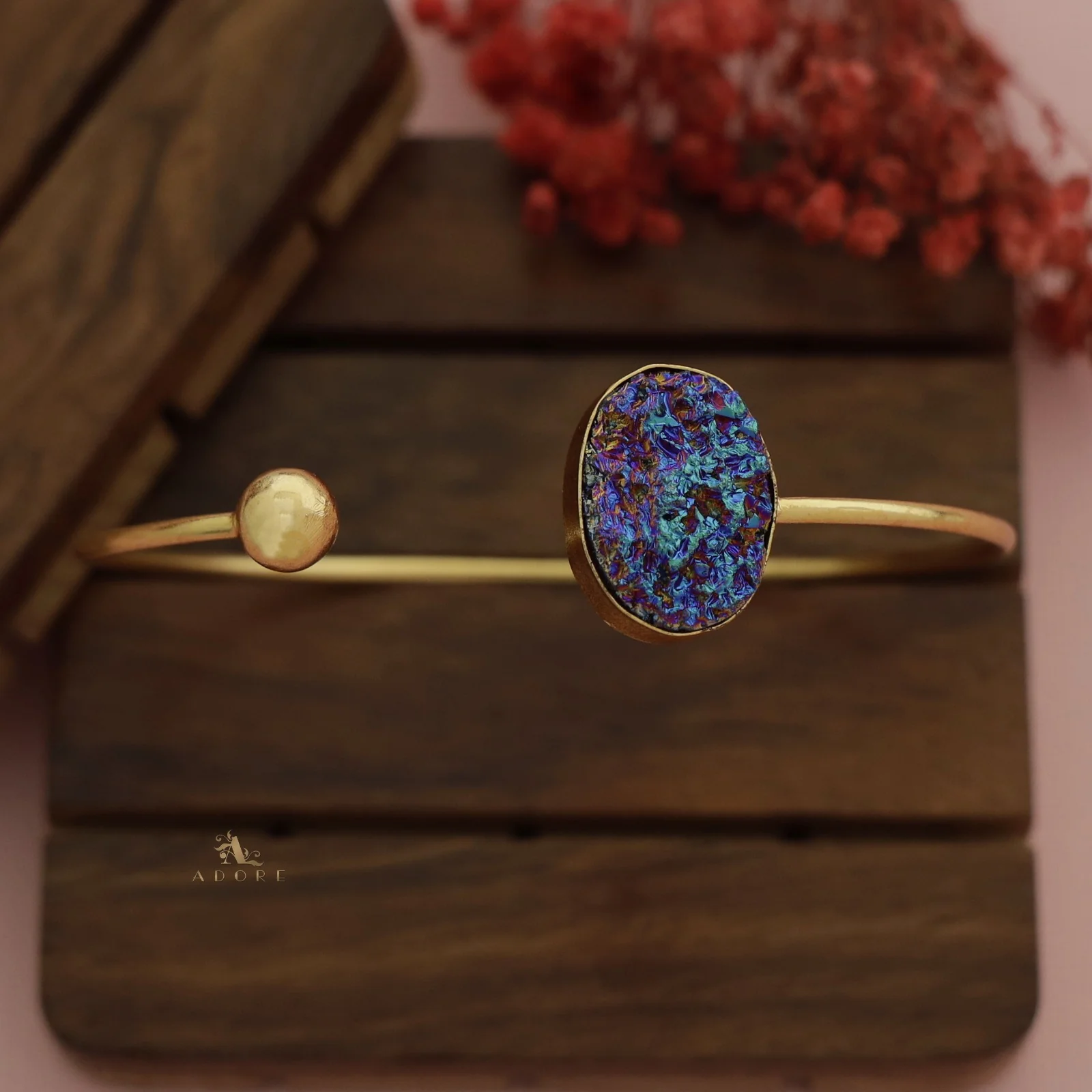 Novlie Oval Glittery Bangle - Image 12