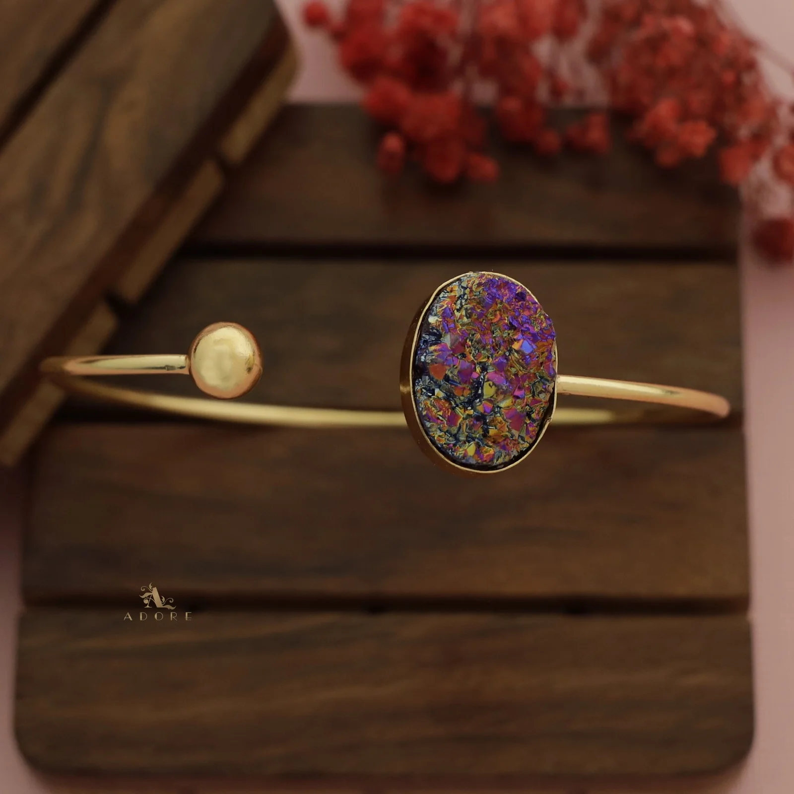 Novlie Oval Glittery Bangle - Image 14