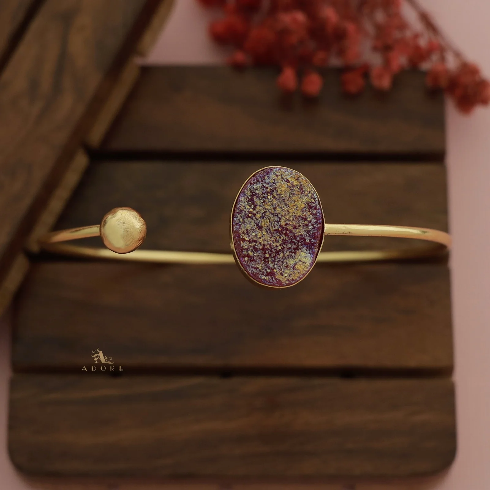 Novlie Oval Glittery Bangle - Image 15