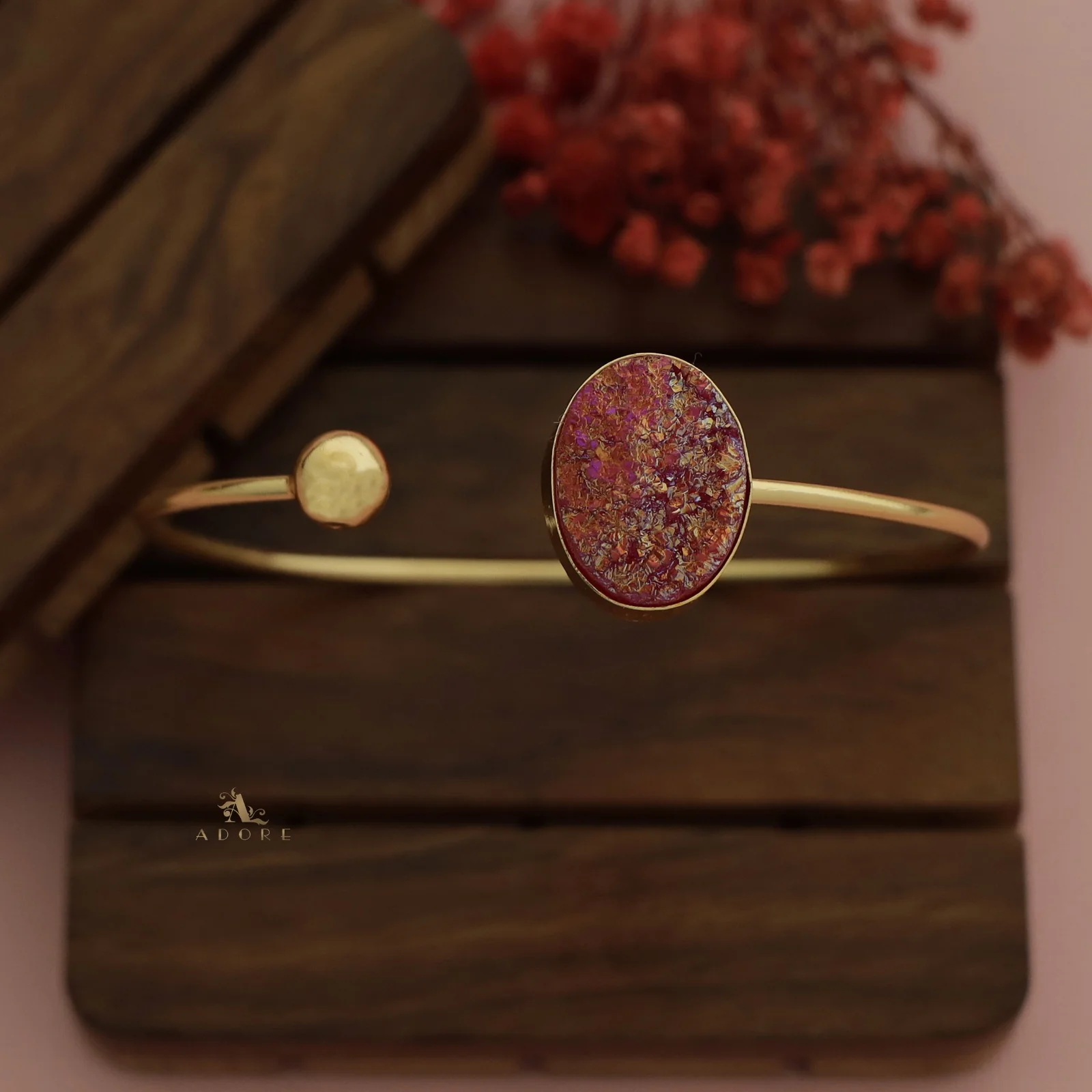 Novlie Oval Glittery Bangle - Image 18