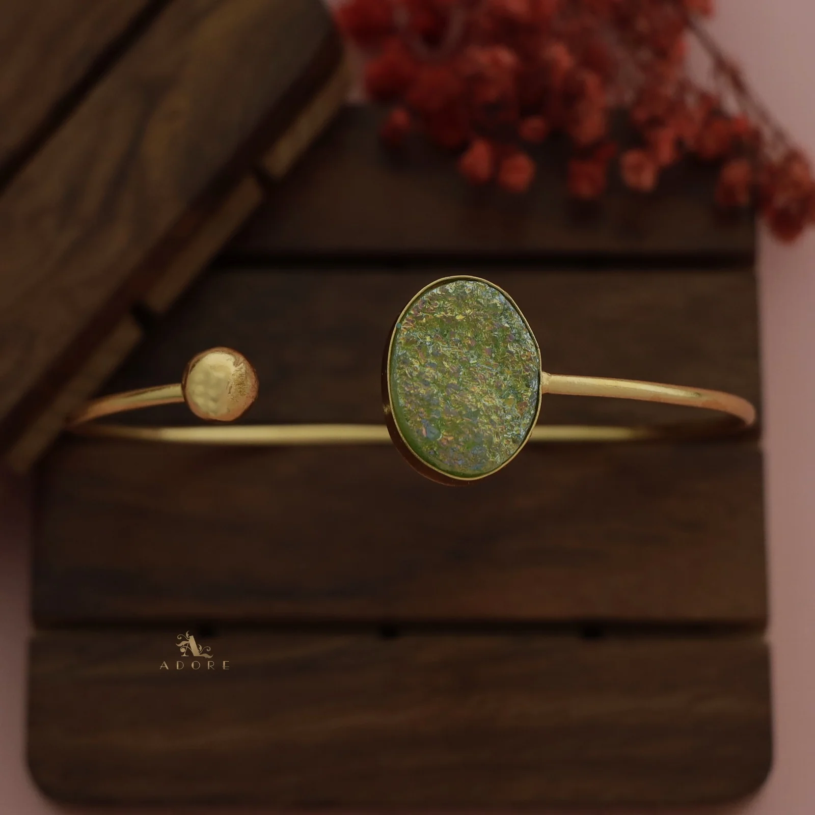 Novlie Oval Glittery Bangle - Image 4