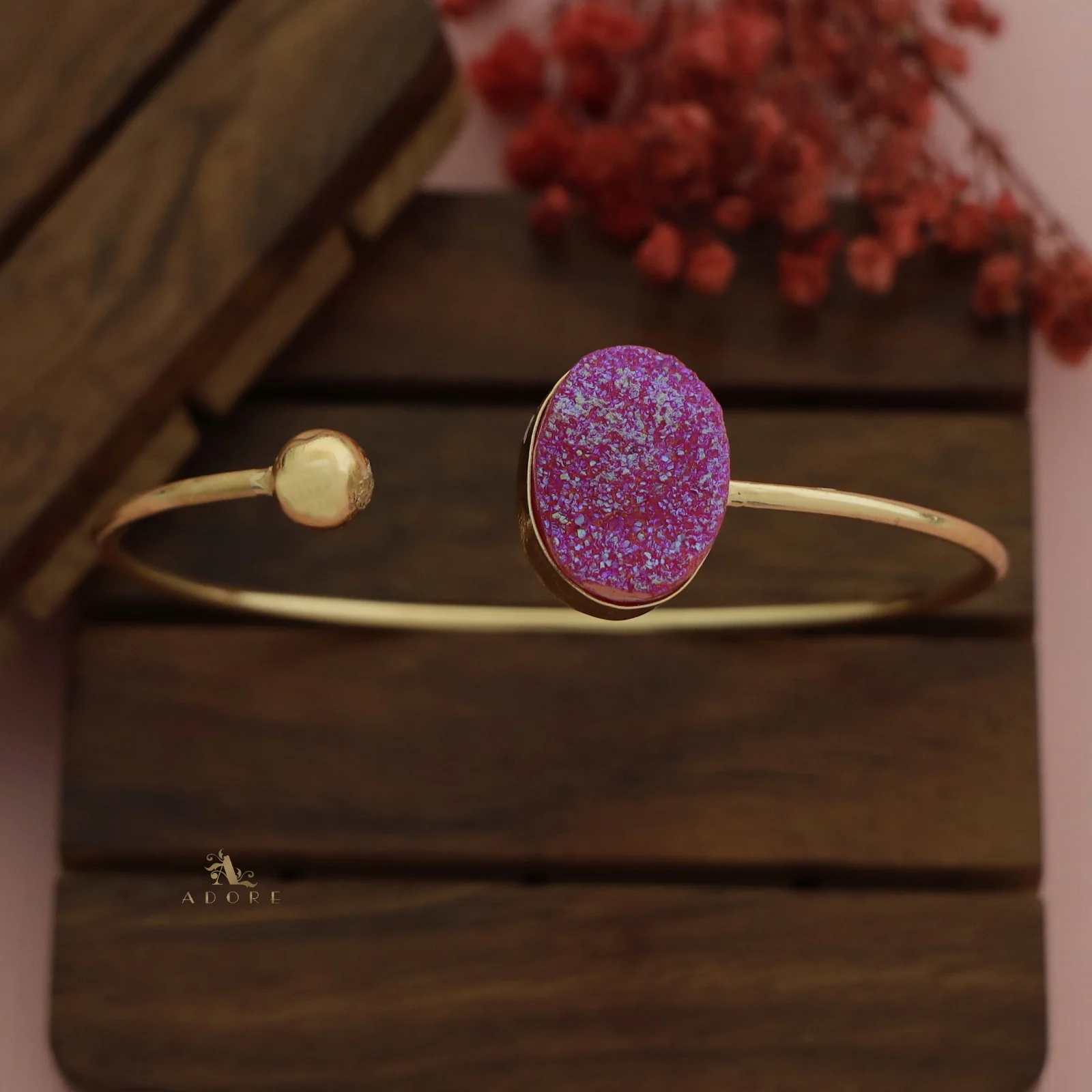 Novlie Oval Glittery Bangle - Image 6