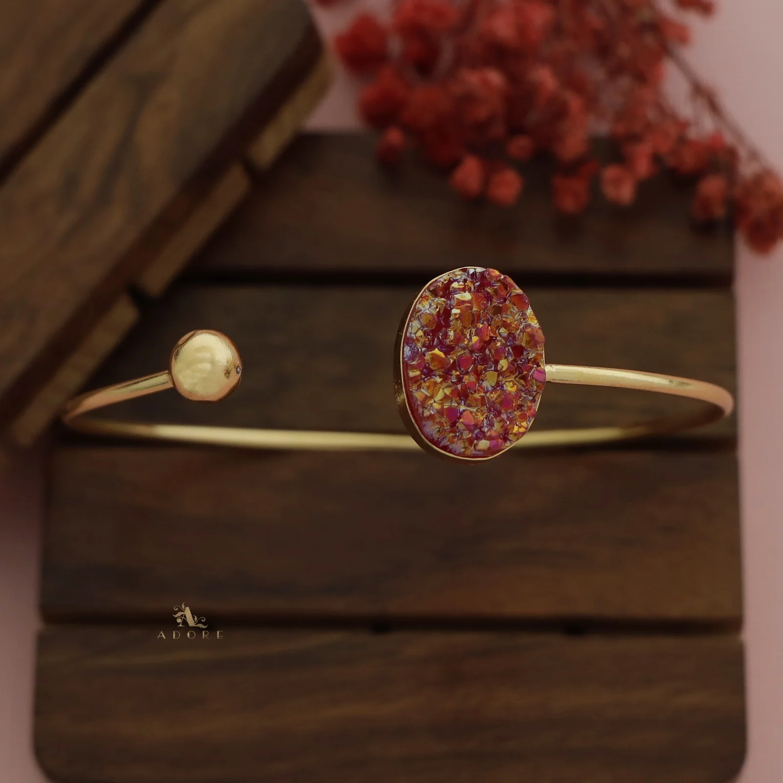 Novlie Oval Glittery Bangle - Image 7