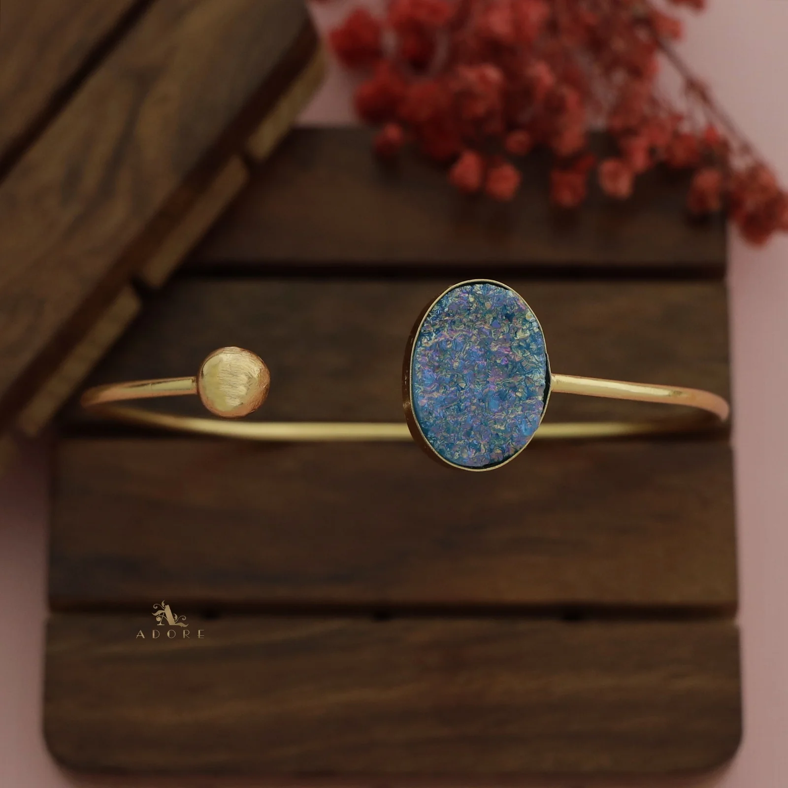 Novlie Oval Glittery Bangle - Image 8