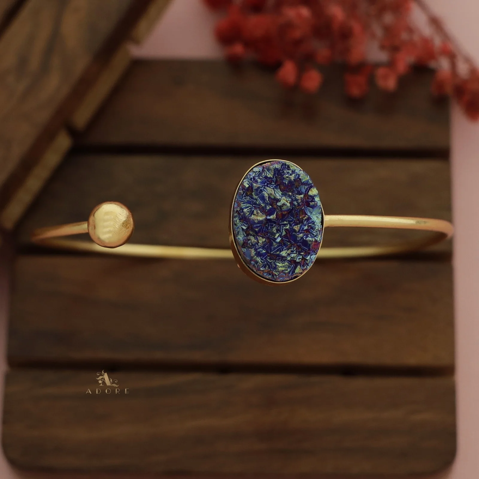 Novlie Oval Glittery Bangle - Image 9