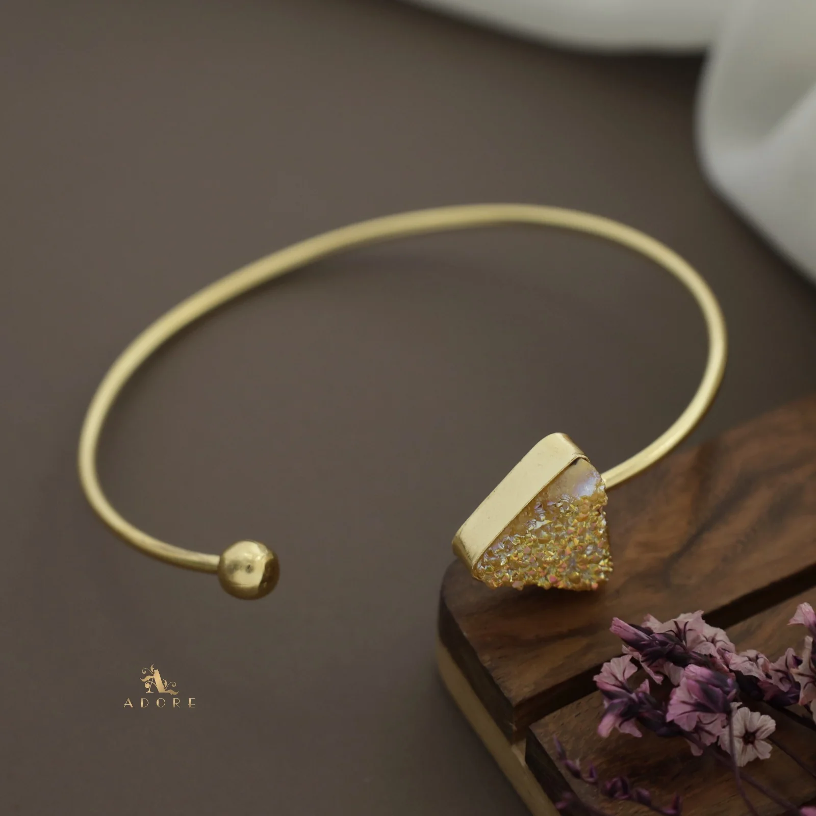 Novlie Triangle Glittery Bangle - Image 3