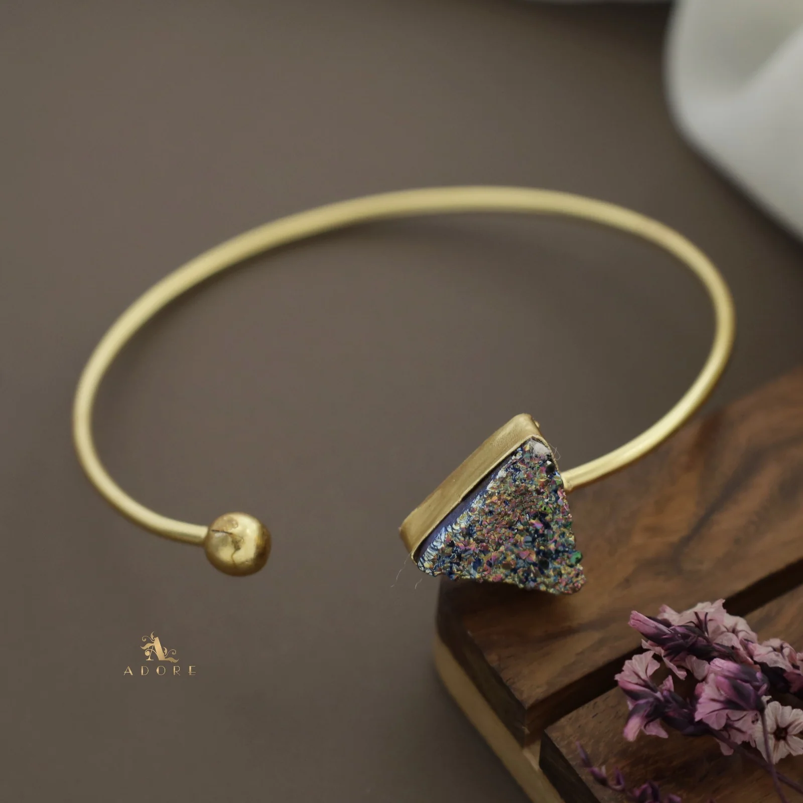 Novlie Triangle Glittery Bangle - Image 4
