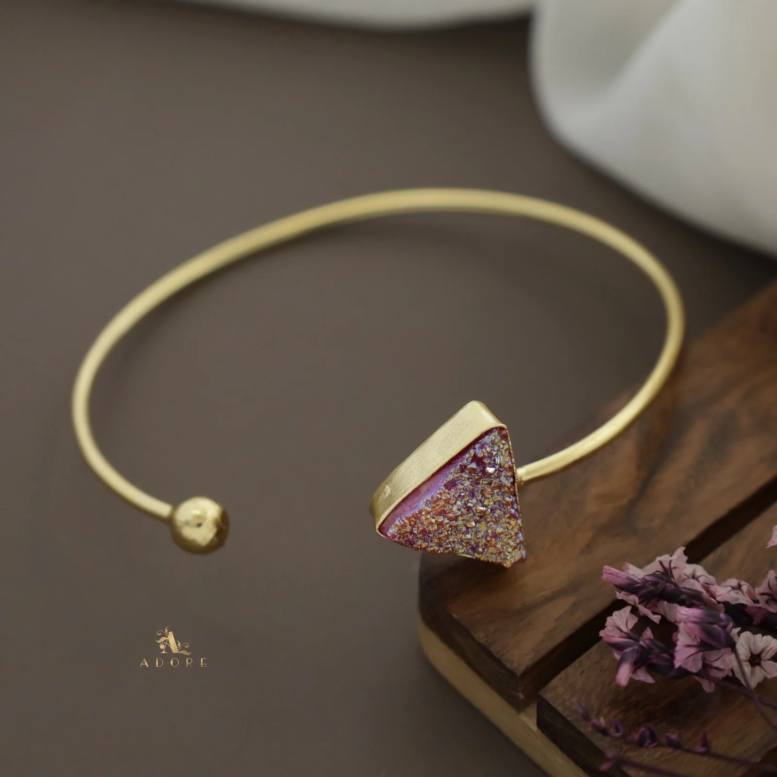 Novlie Triangle Glittery Bangle - Image 5