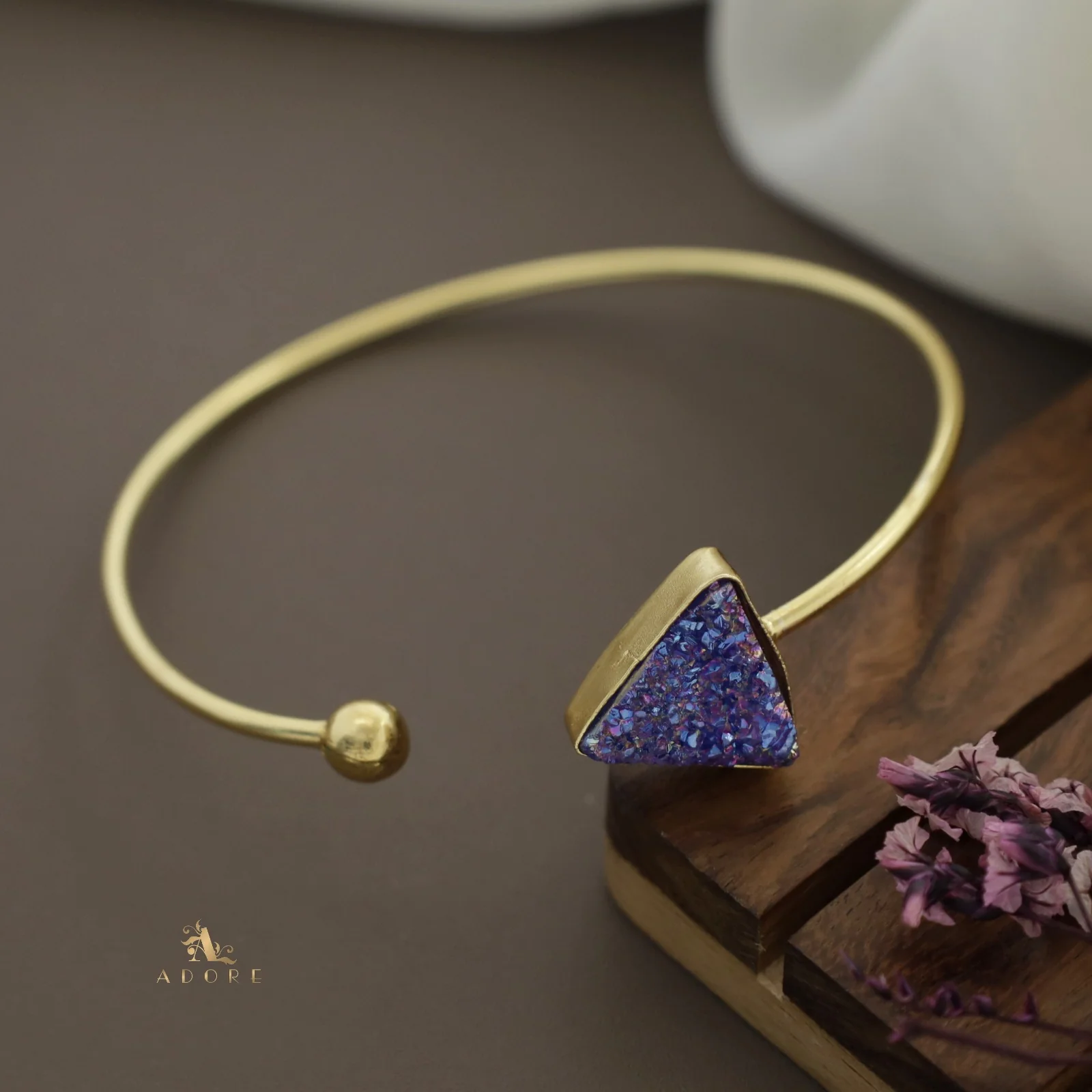 Novlie Triangle Glittery Bangle - Image 8