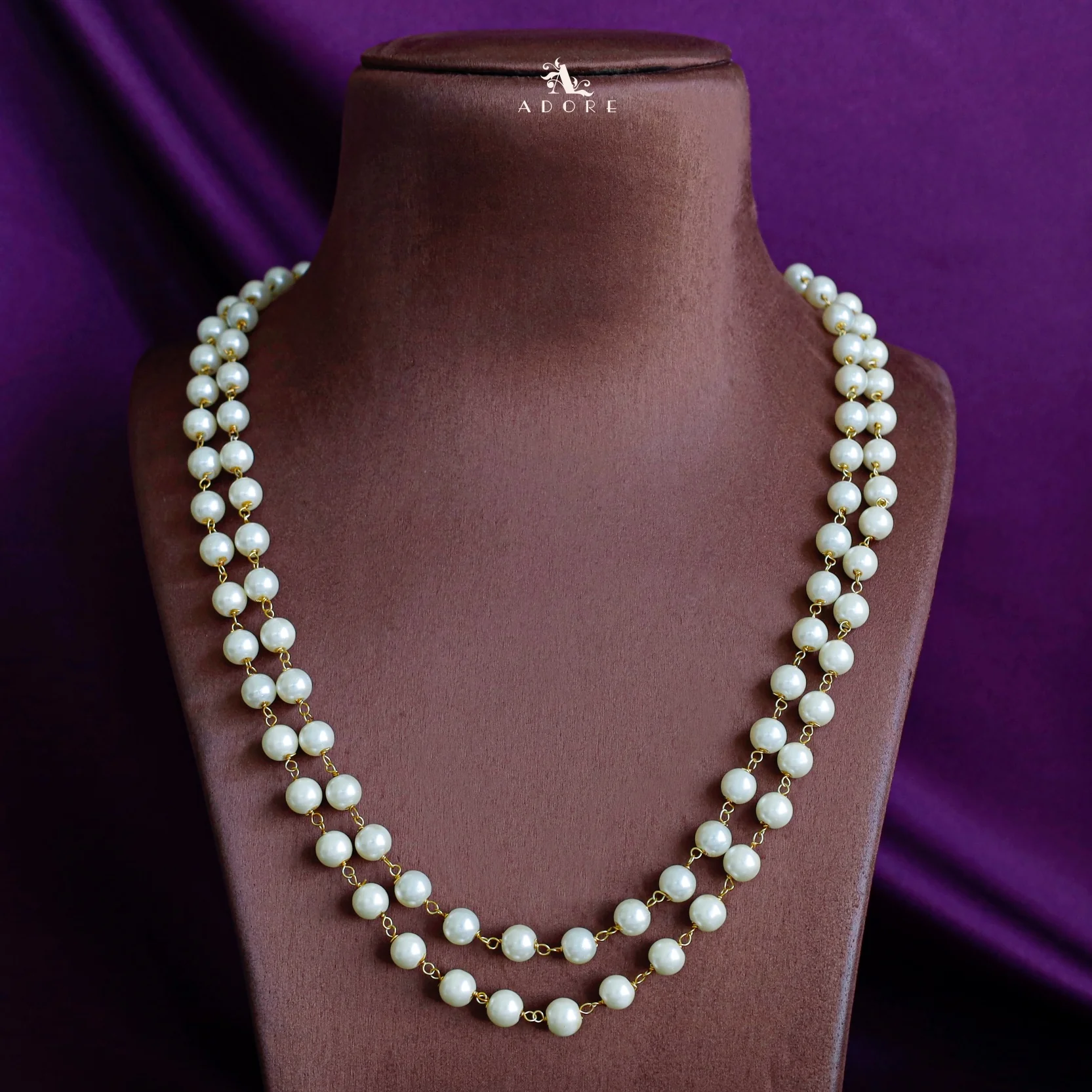 Nyla Two Layer Pearl Neckpiece - Image 5