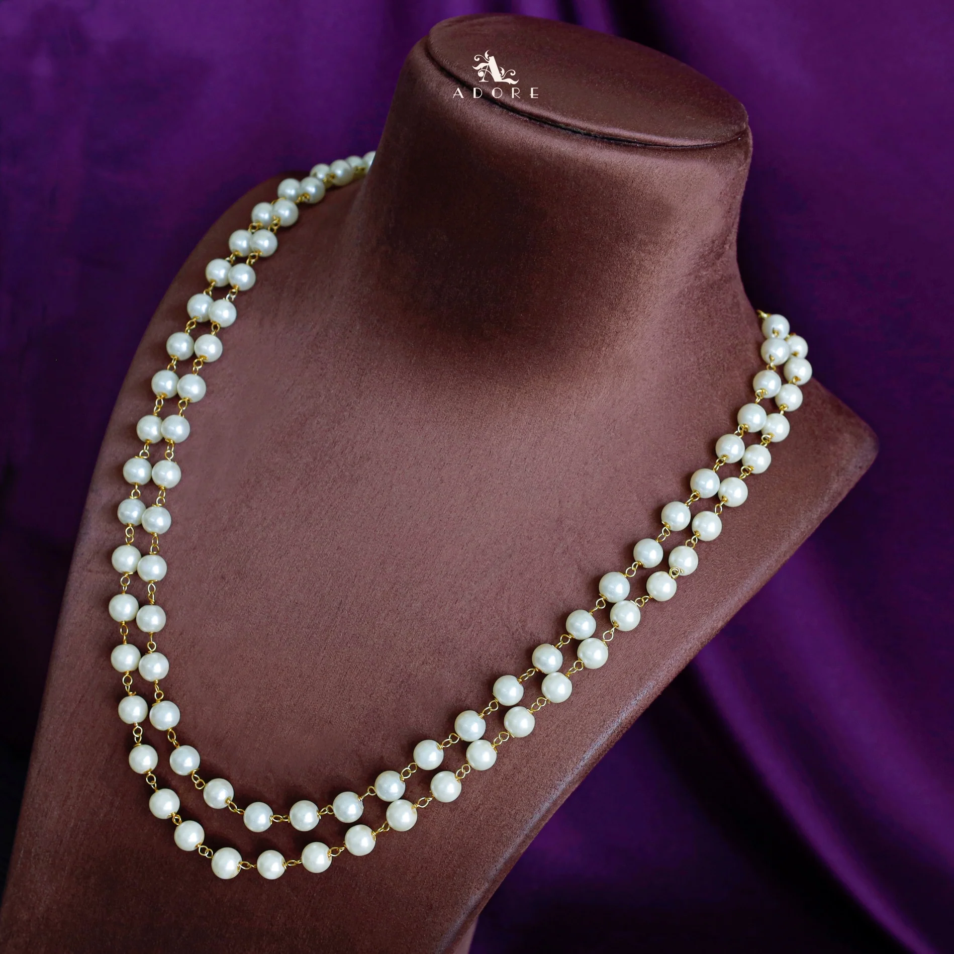 Nyla Two Layer Pearl Neckpiece - Image 6