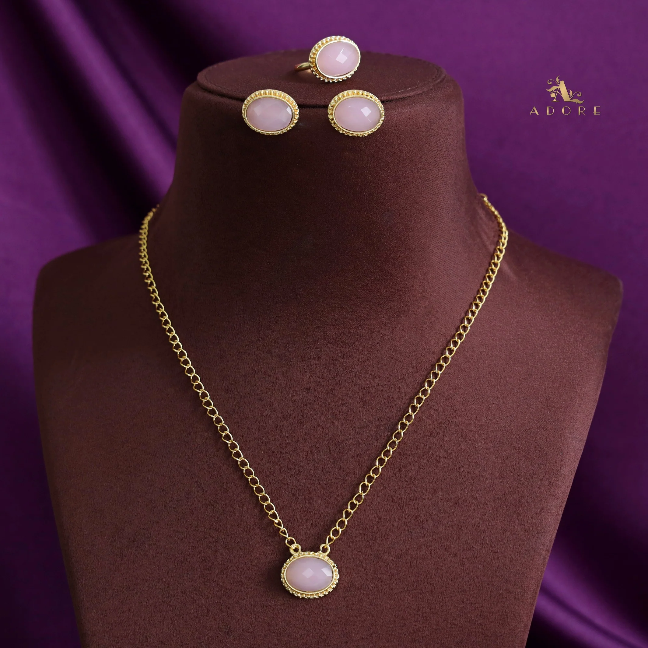 Olivia Golden Oval Glossy Combo - Image 11