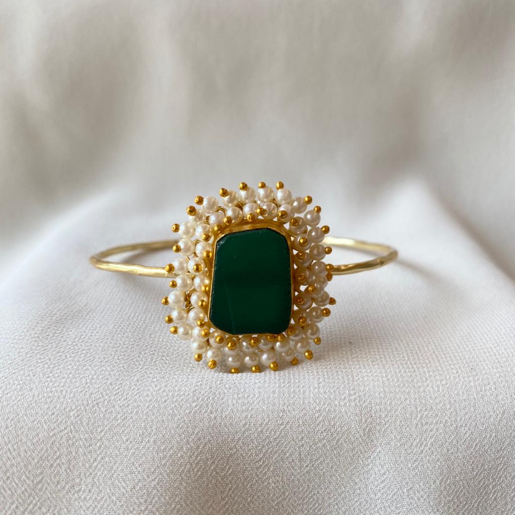One Stone Raw Stone Bangle (Colour Options) - Image 12