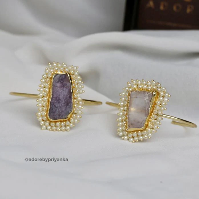 One Stone Raw Stone Bangle (Colour Options) - Image 14