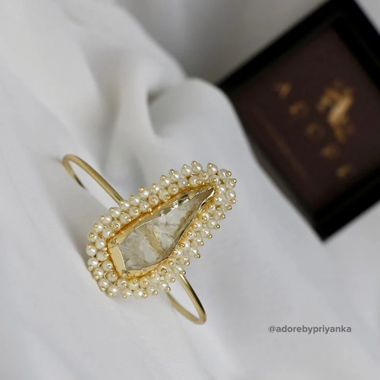 One Stone Raw Stone Bangle (Colour Options) - Image 17