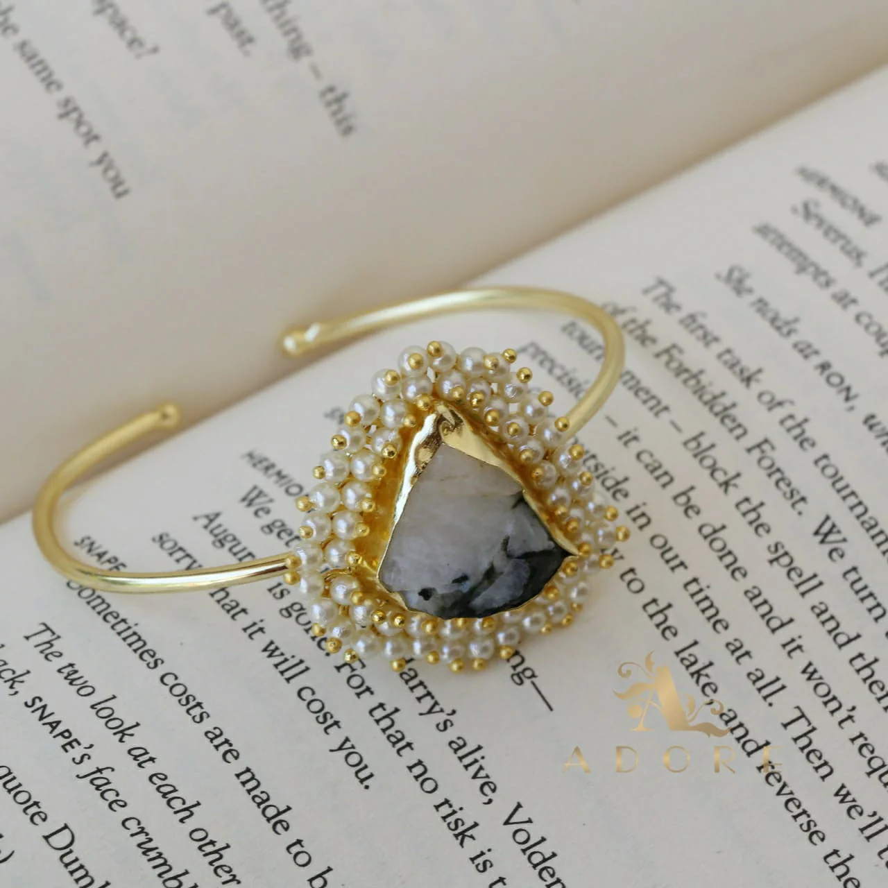 One Stone Raw Stone Bangle (Colour Options) - Image 18