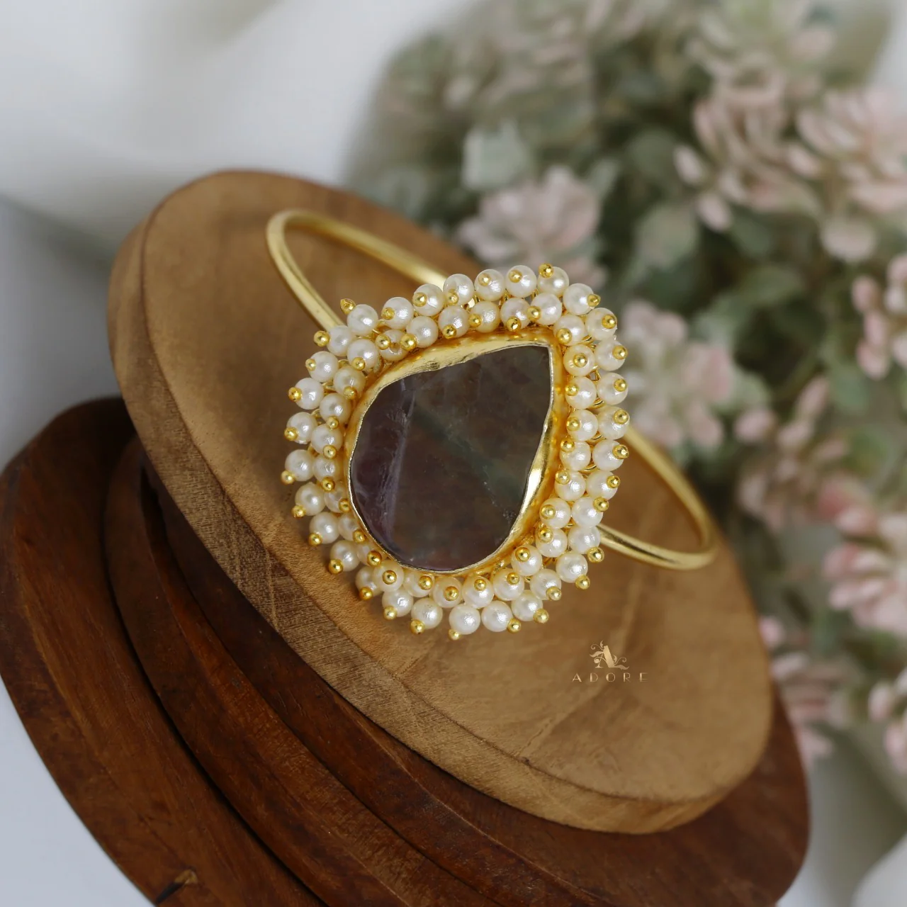 One Stone Raw Stone Bangle (Colour Options) - Image 25