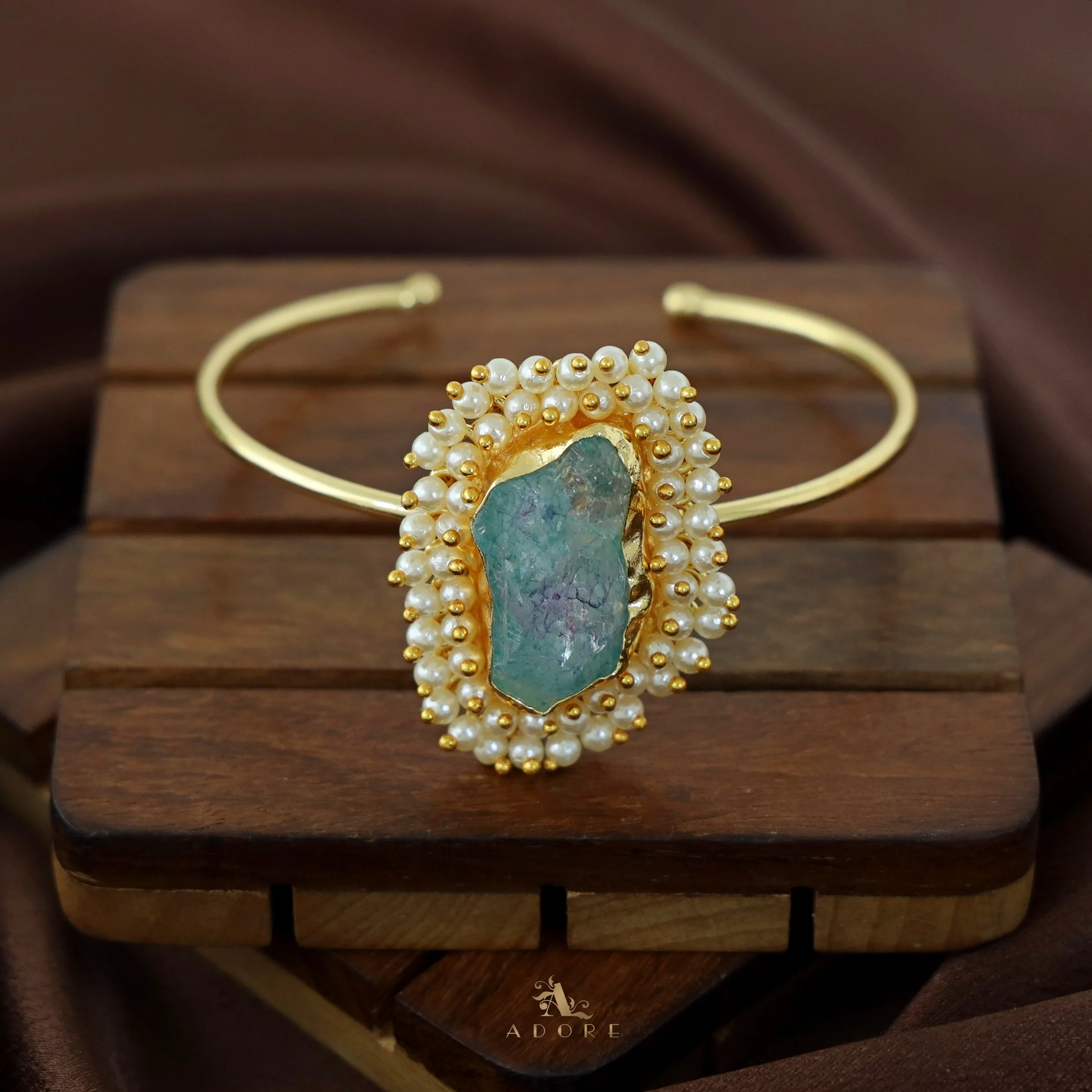 One Stone Raw Stone Bangle (Colour Options) - Image 40