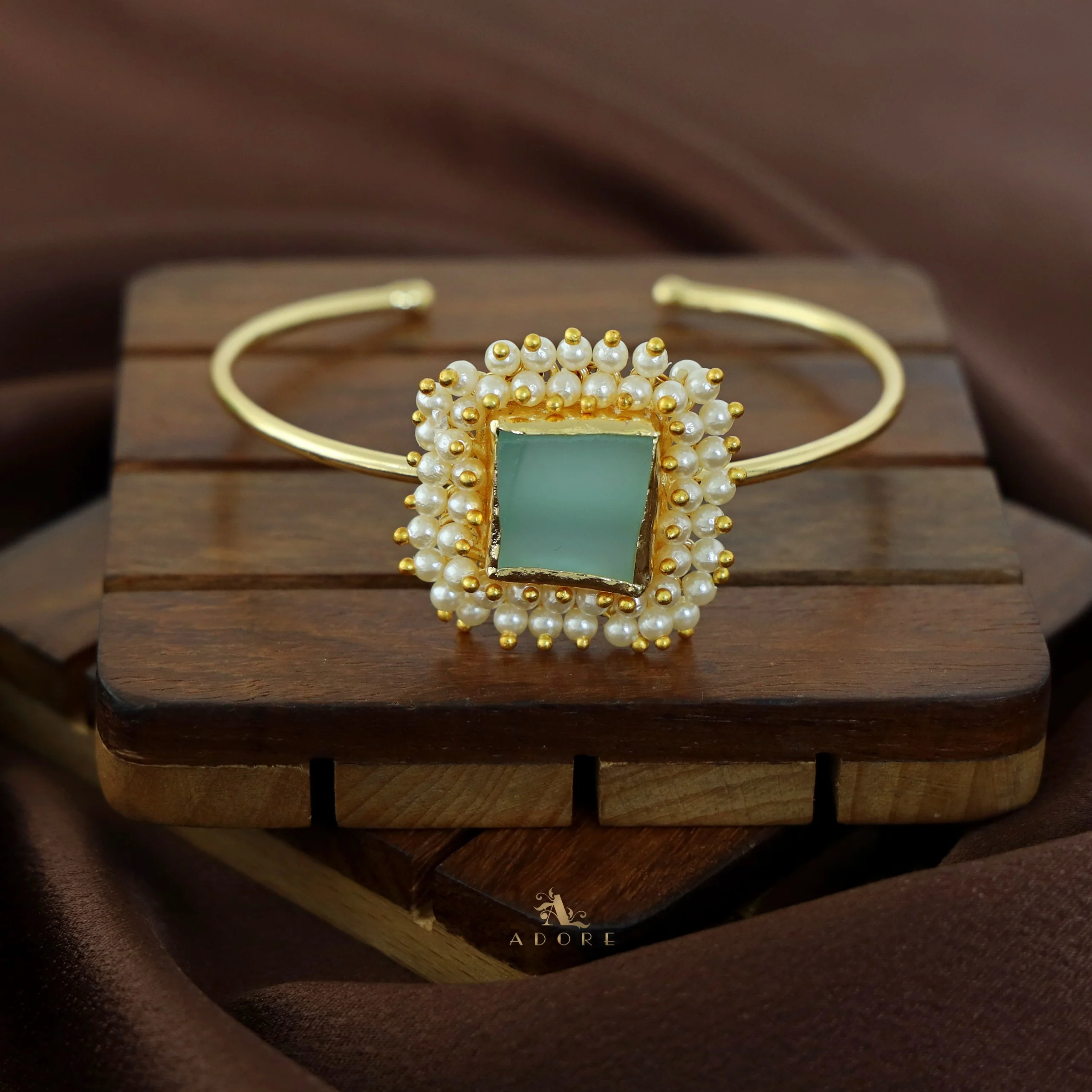 One Stone Raw Stone Bangle (Colour Options) - Image 42