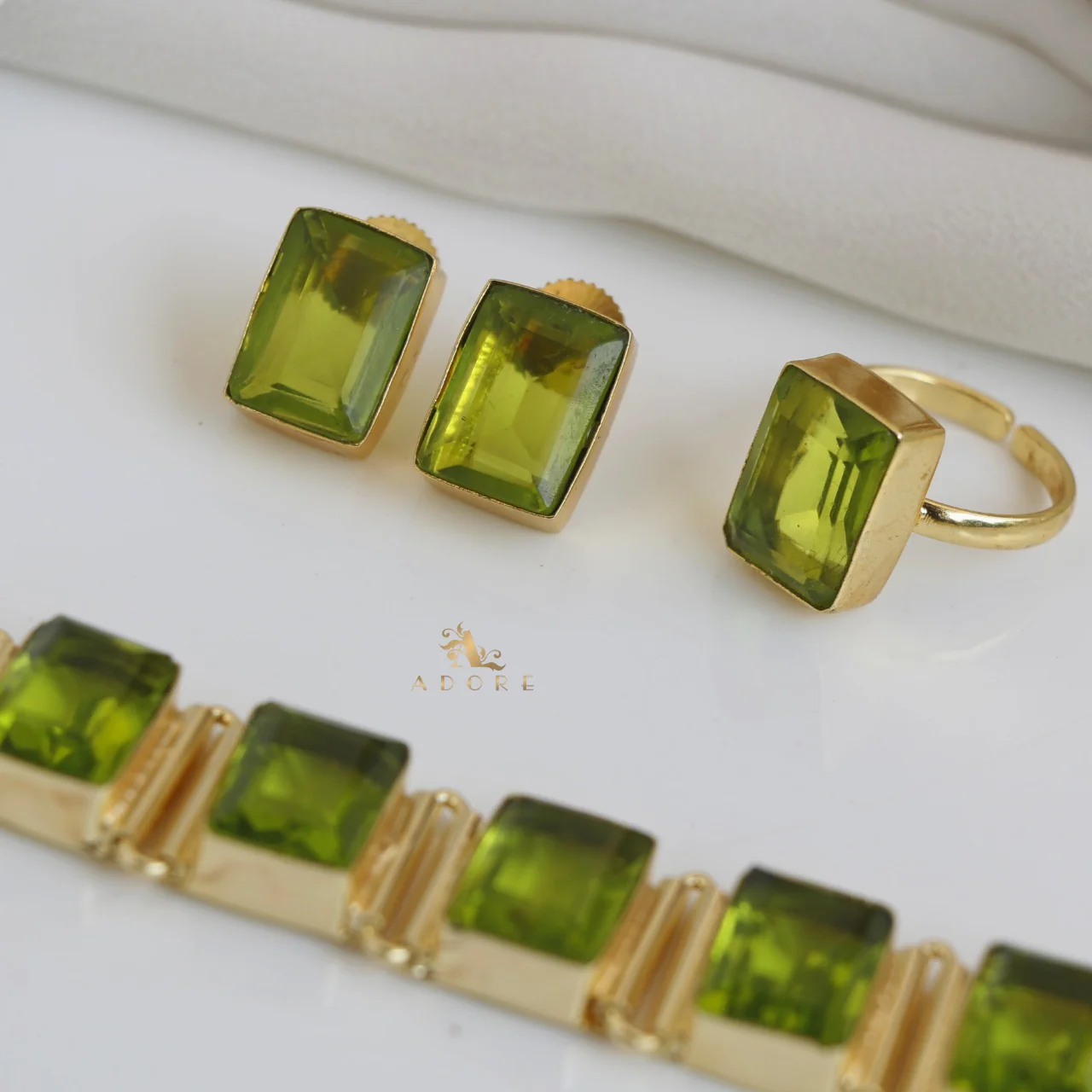 Opaline Square Choker Combo Set - Image 12