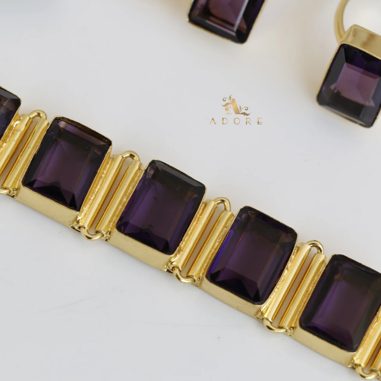 Opaline Square Choker Combo Set - Image 14