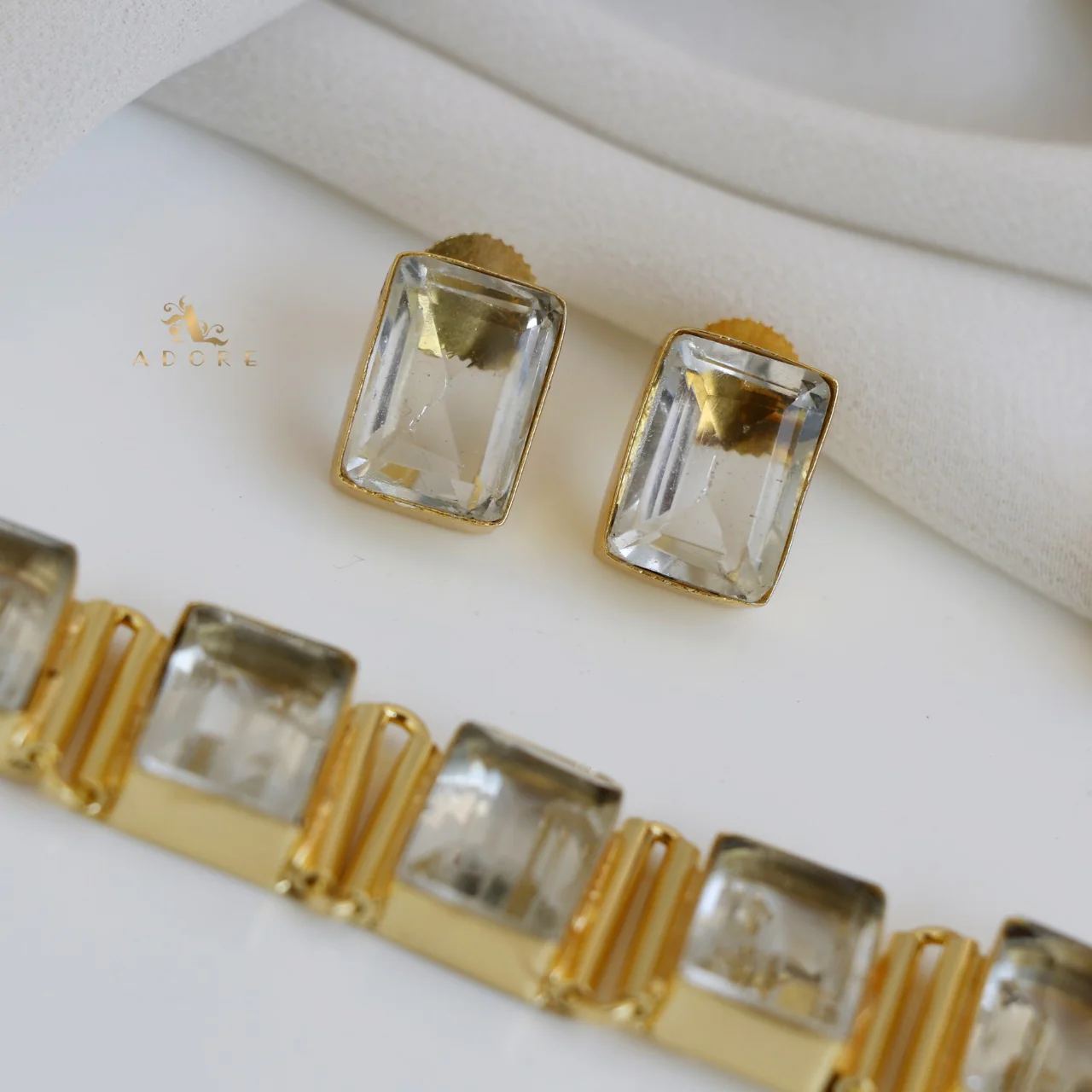 Opaline Square Choker Combo Set - Image 18