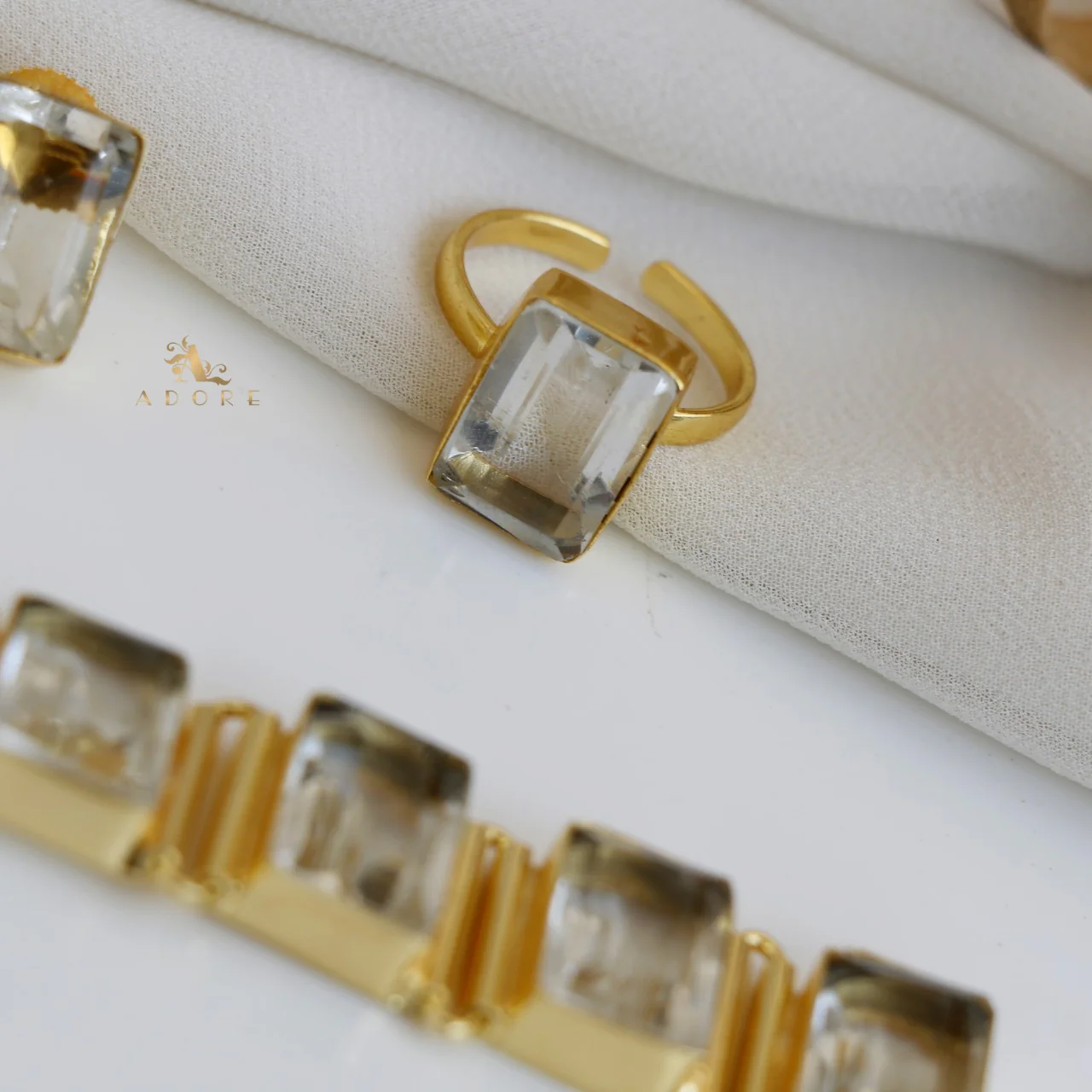 Opaline Square Choker Combo Set - Image 19