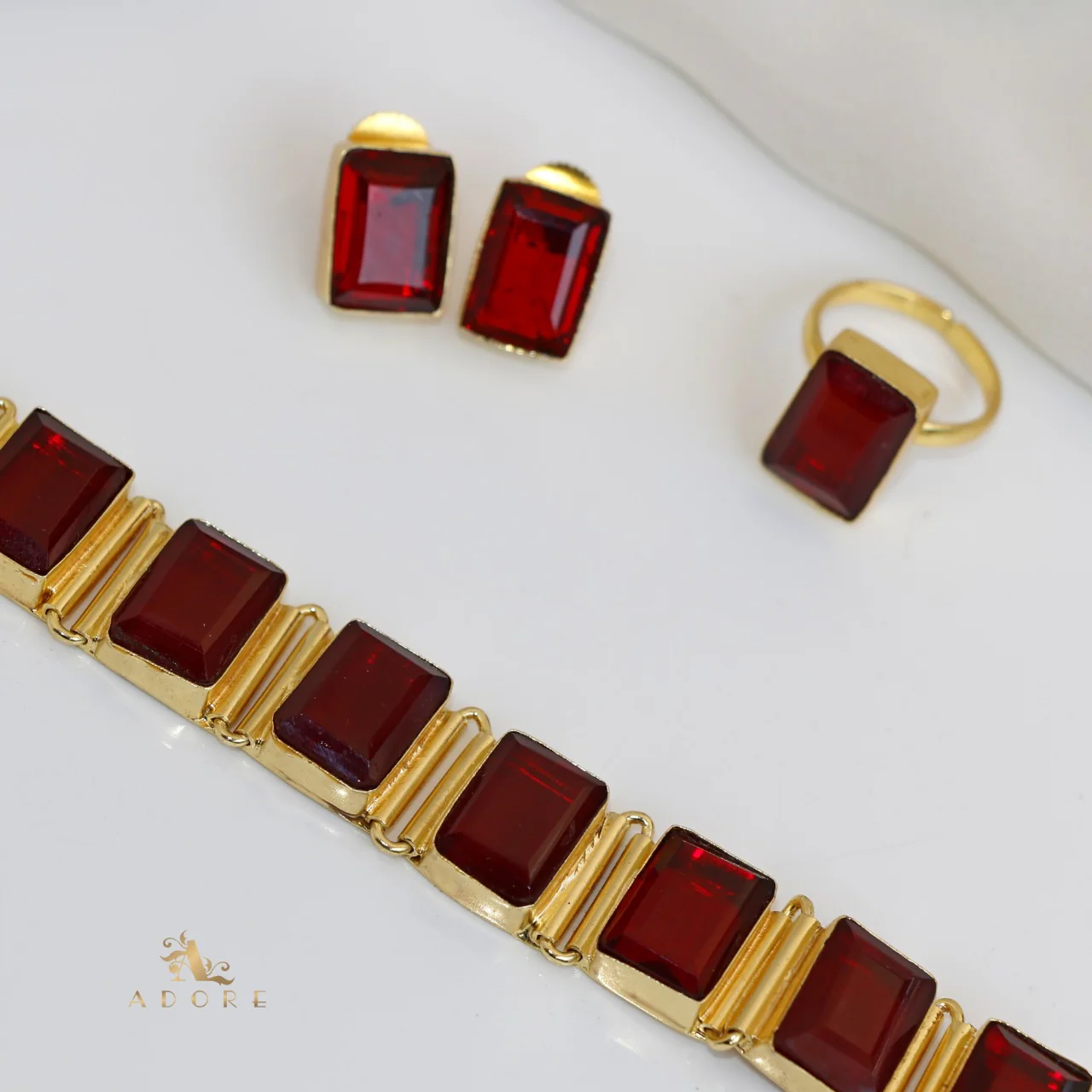 Opaline Square Choker Combo Set - Image 21