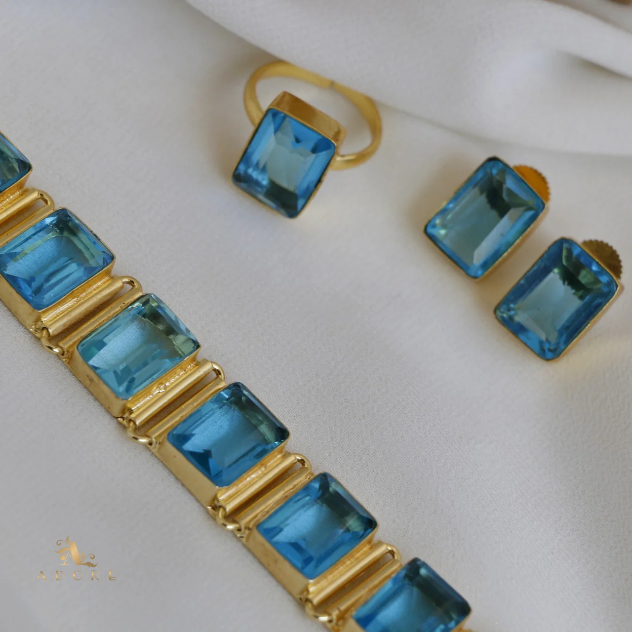 Opaline Square Choker Combo Set - Image 22