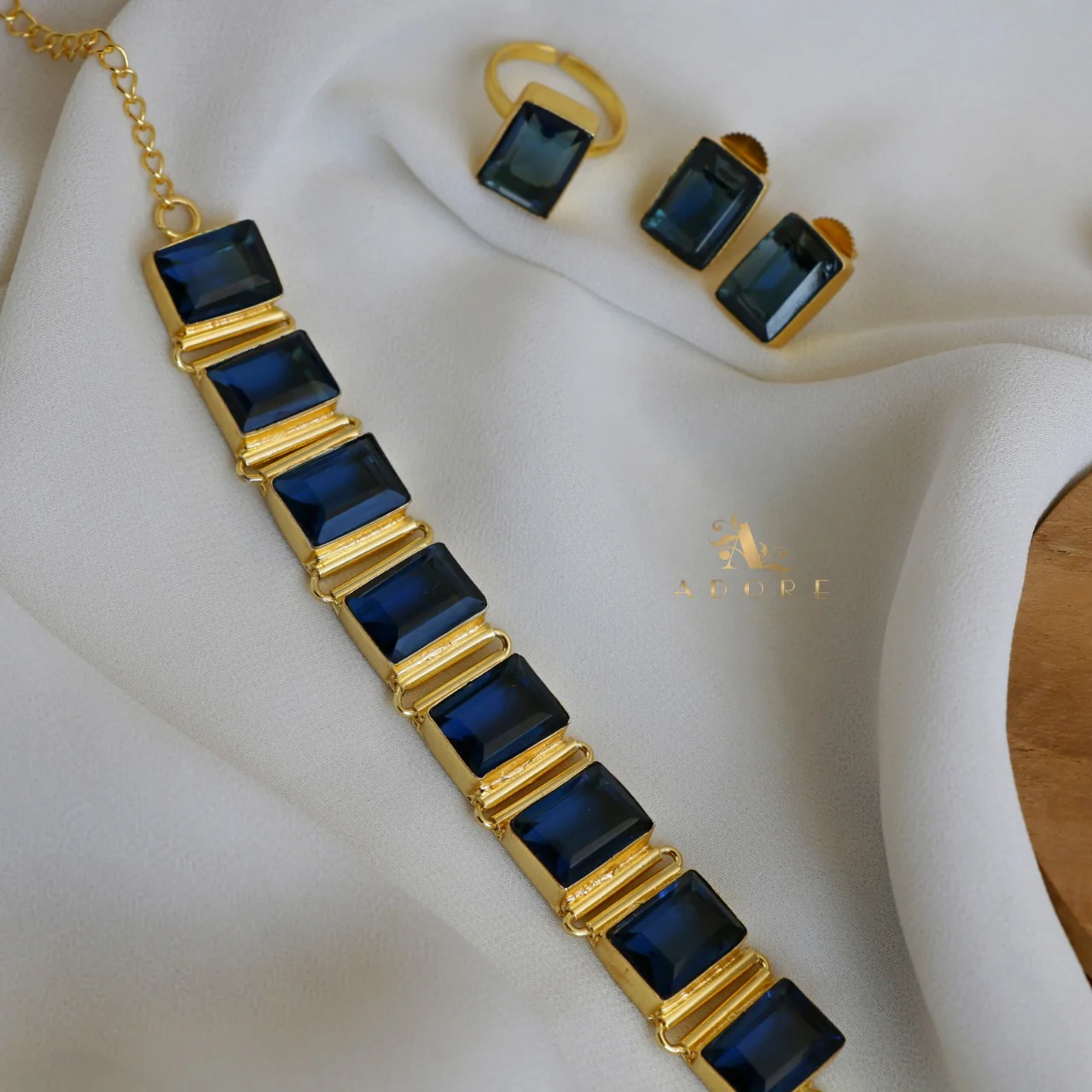 Opaline Square Choker Combo Set - Image 24