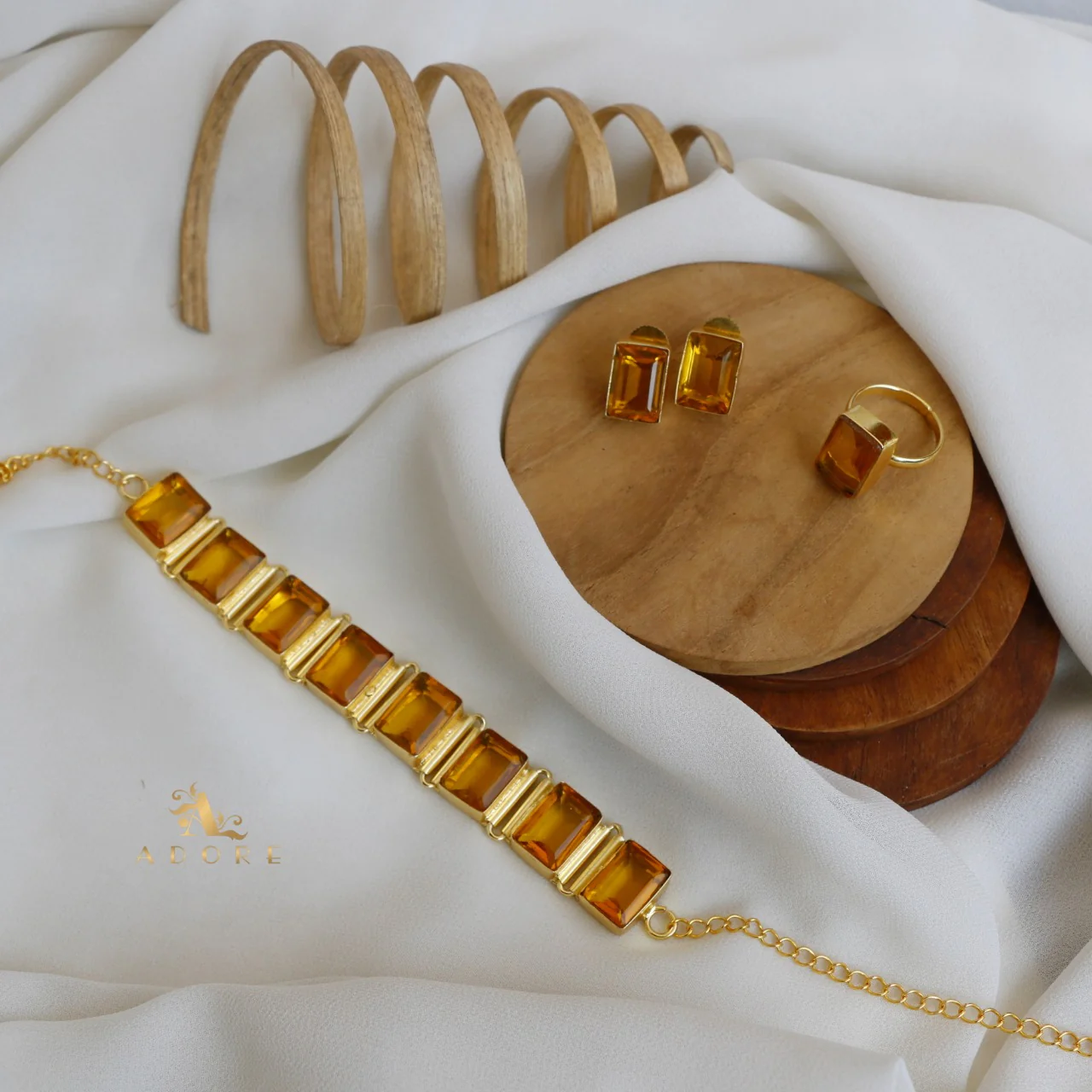 Opaline Square Choker Combo Set - Image 26