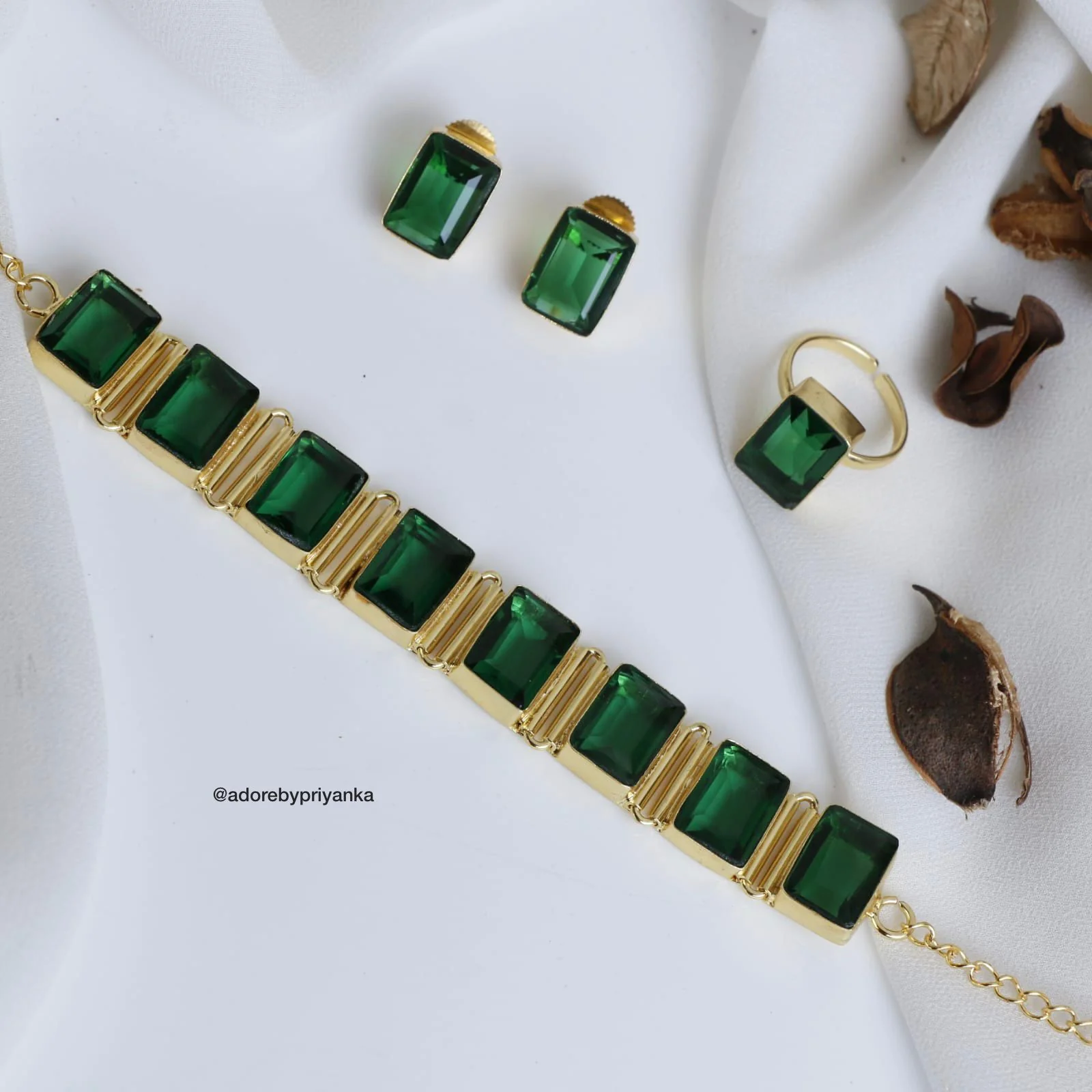 Opaline Square Choker Combo Set - Image 31