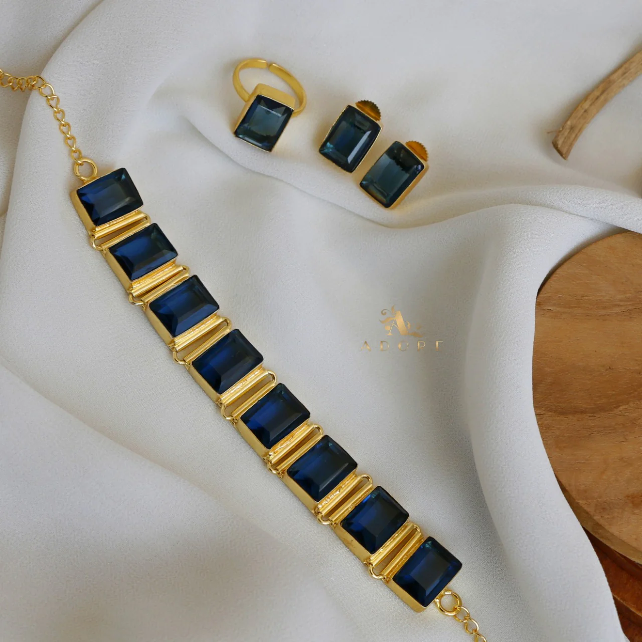 Opaline Square Choker Combo Set - Image 33