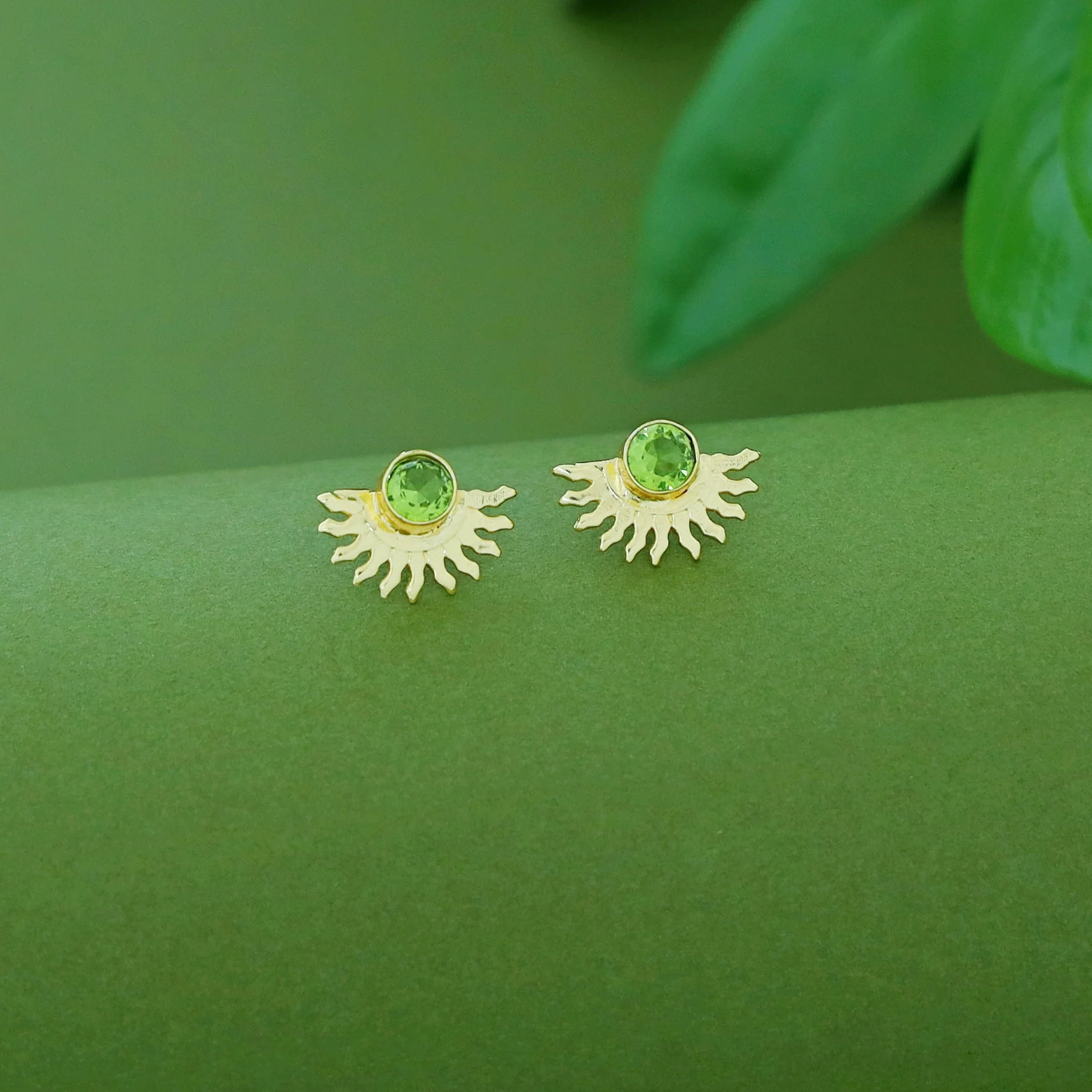 Padmini Half Sun Glossy Earring - Image 8