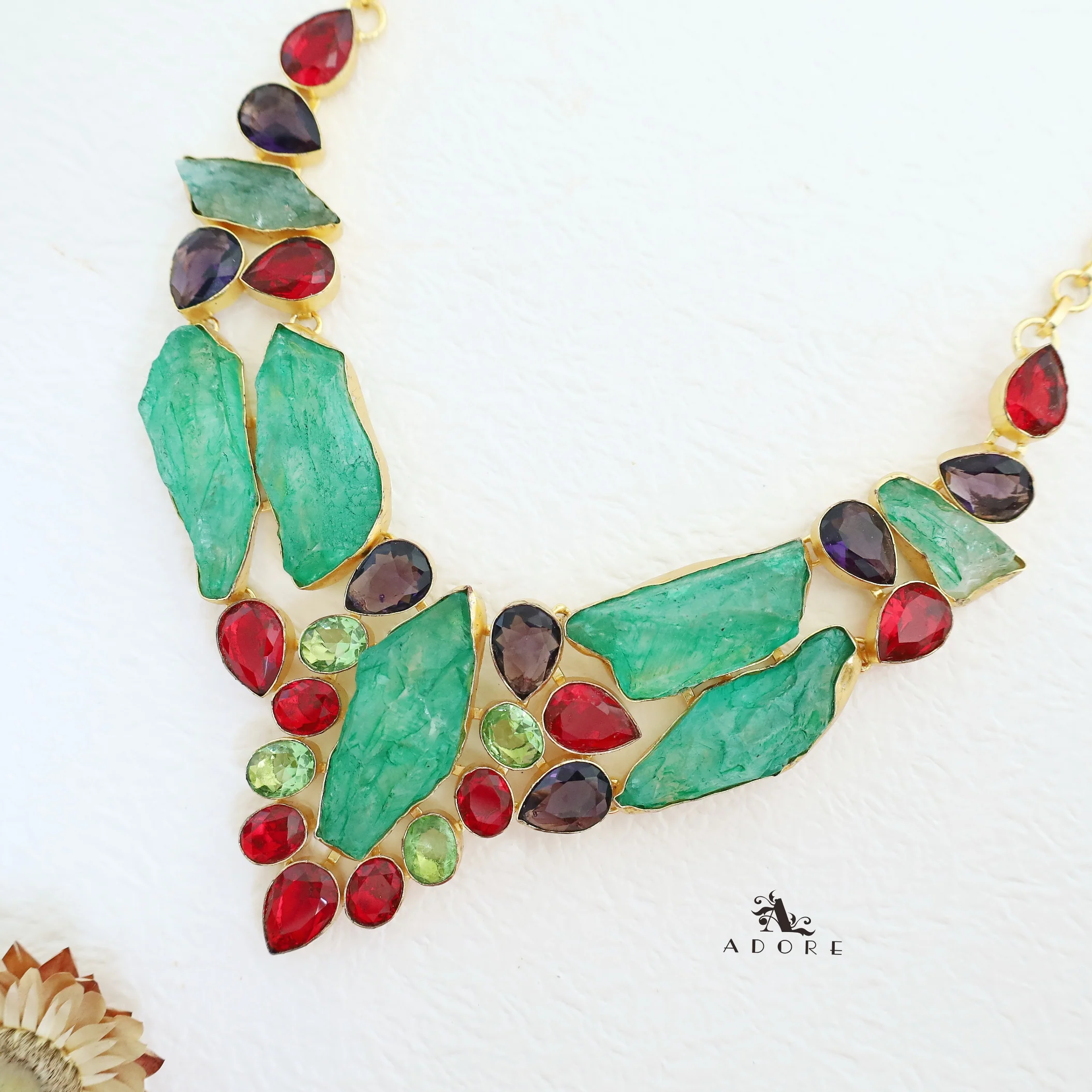 Elsie Dyed Stone + Glossy Neckpiece - Image 2