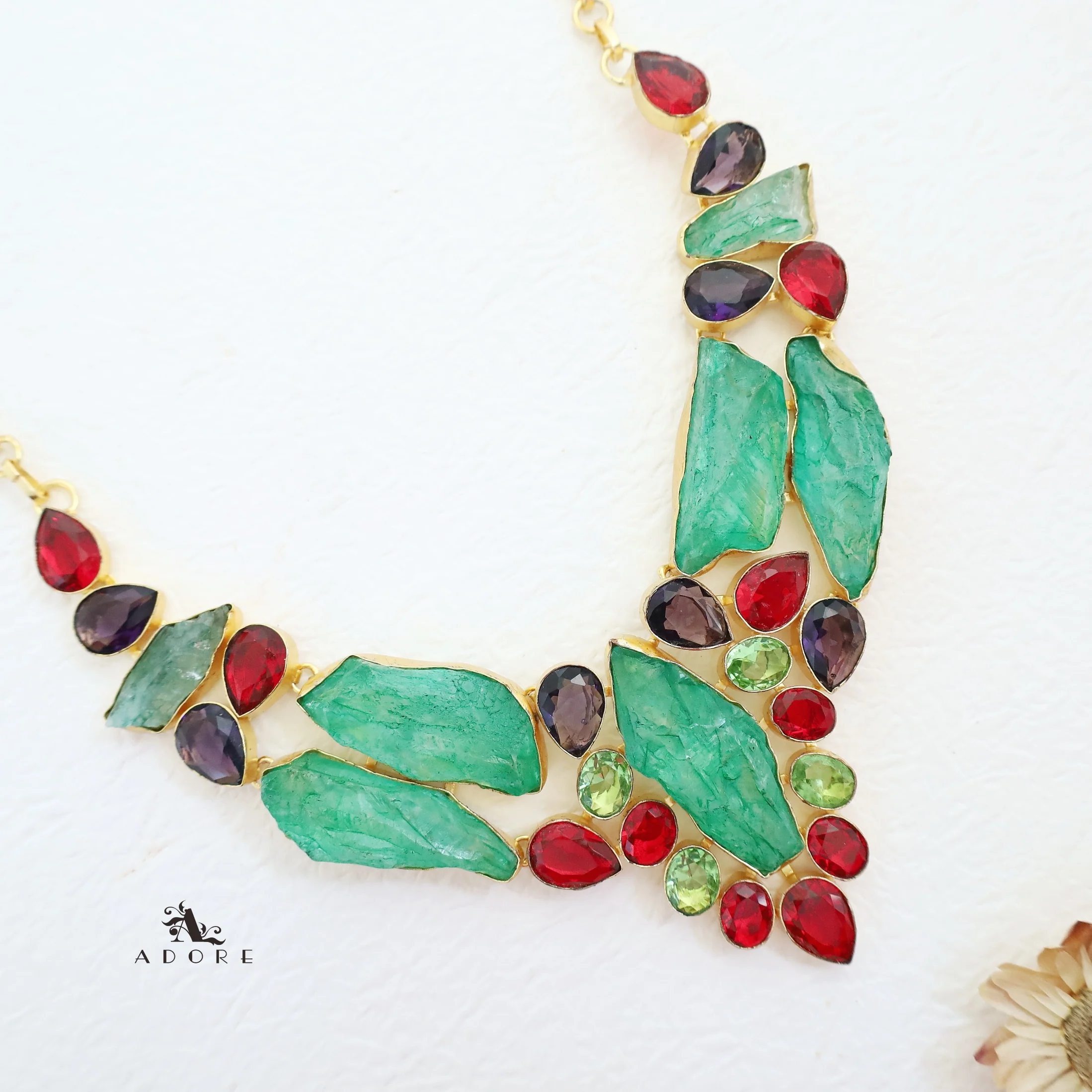 Elsie Dyed Stone + Glossy Neckpiece - Image 3
