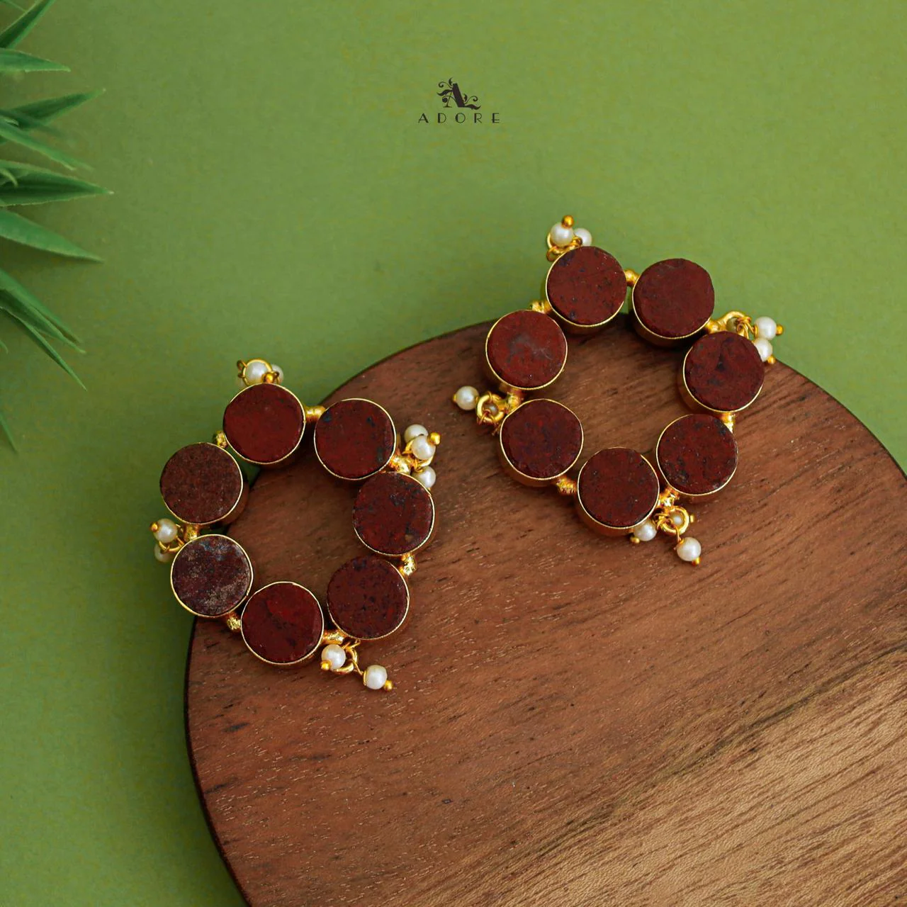 Pearly Odeliya Raw Stone Chakra Earring - Image 11