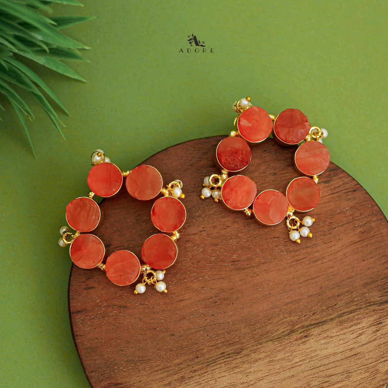Pearly Odeliya Raw Stone Chakra Earring - Image 12