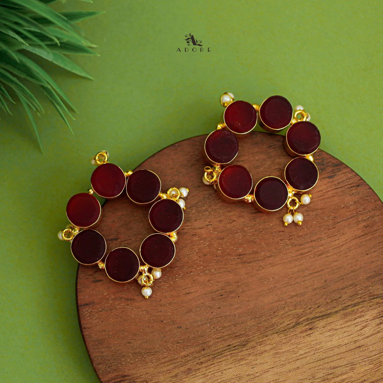 Pearly Odeliya Raw Stone Chakra Earring - Image 13
