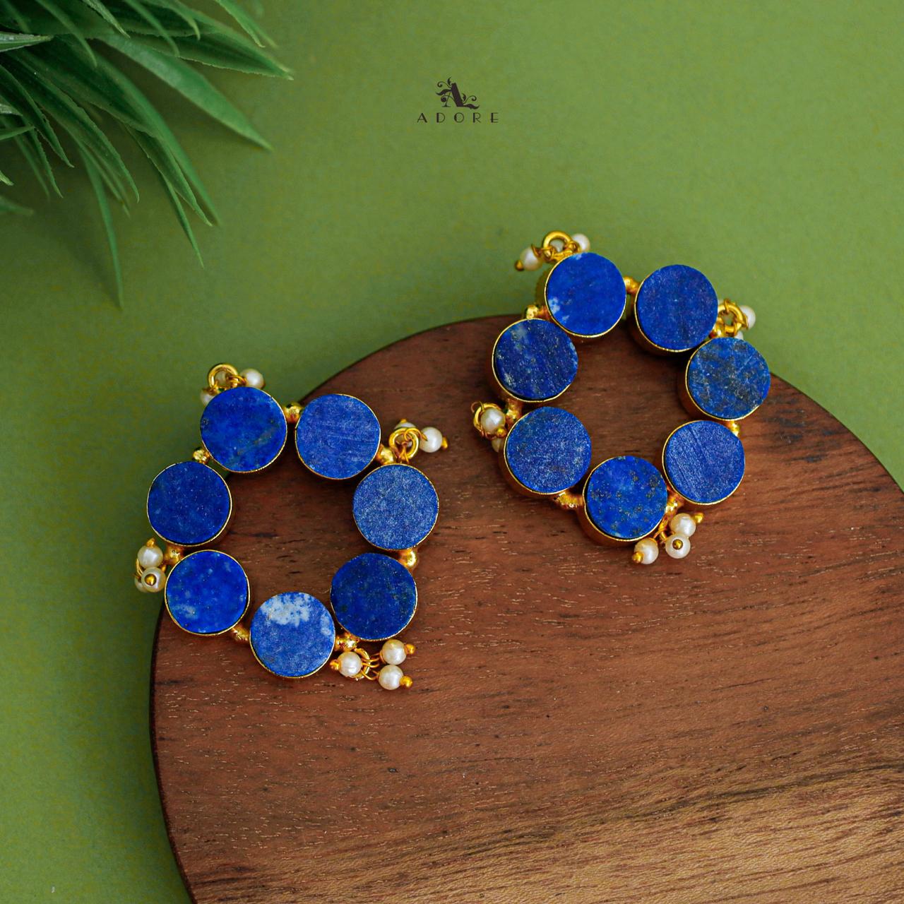 Pearly Odeliya Raw Stone Chakra Earring - Image 3