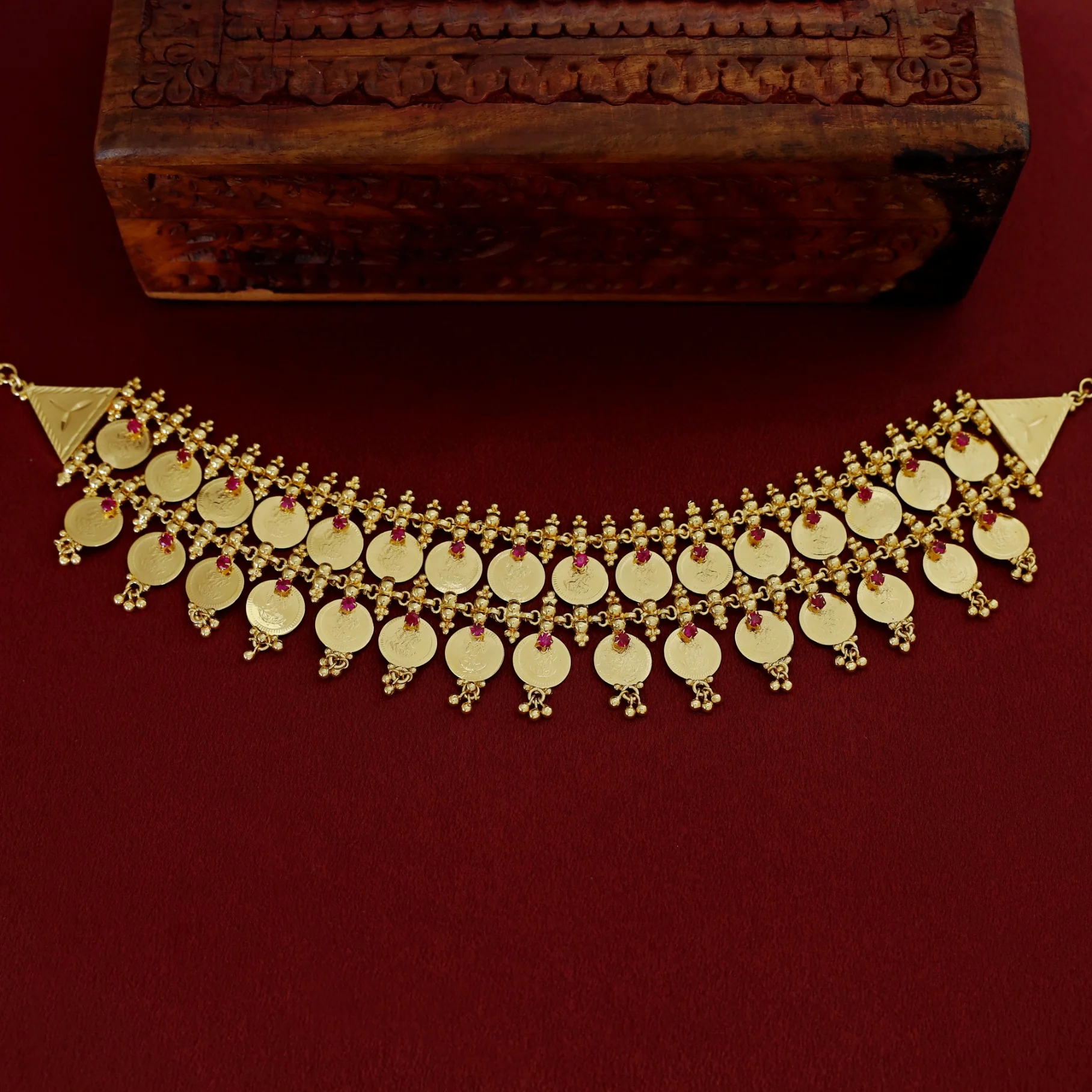 Premium Chitrita Devi 2 Layer Kashi Choker - Image 3