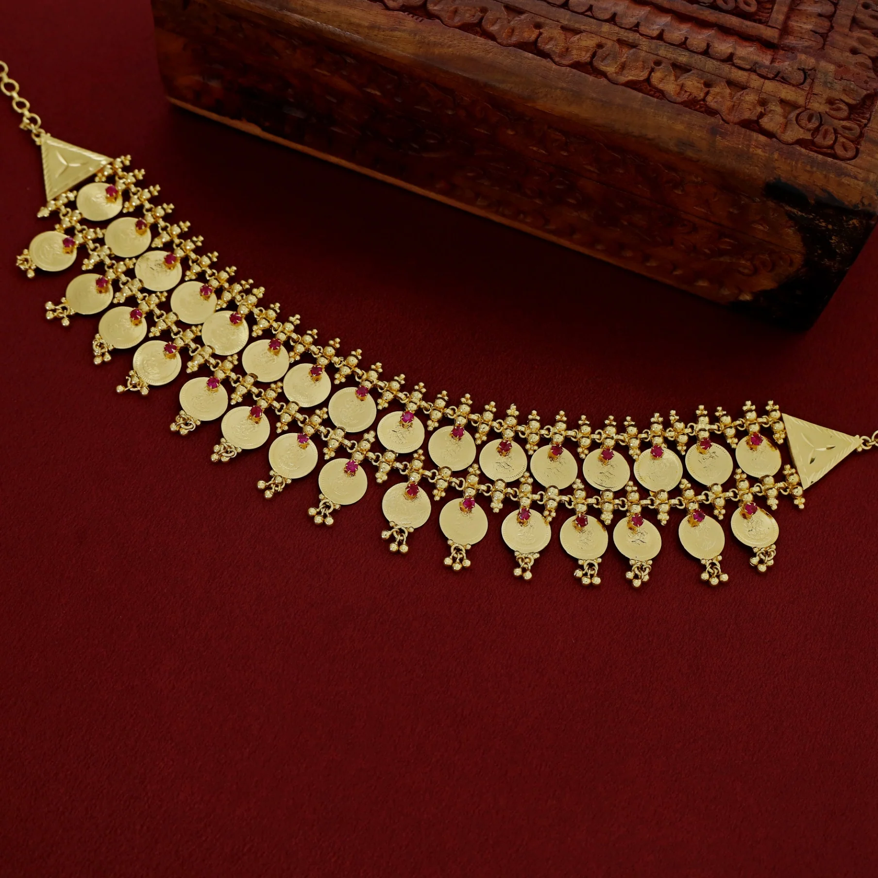 Premium Chitrita Devi 2 Layer Kashi Choker - Image 4