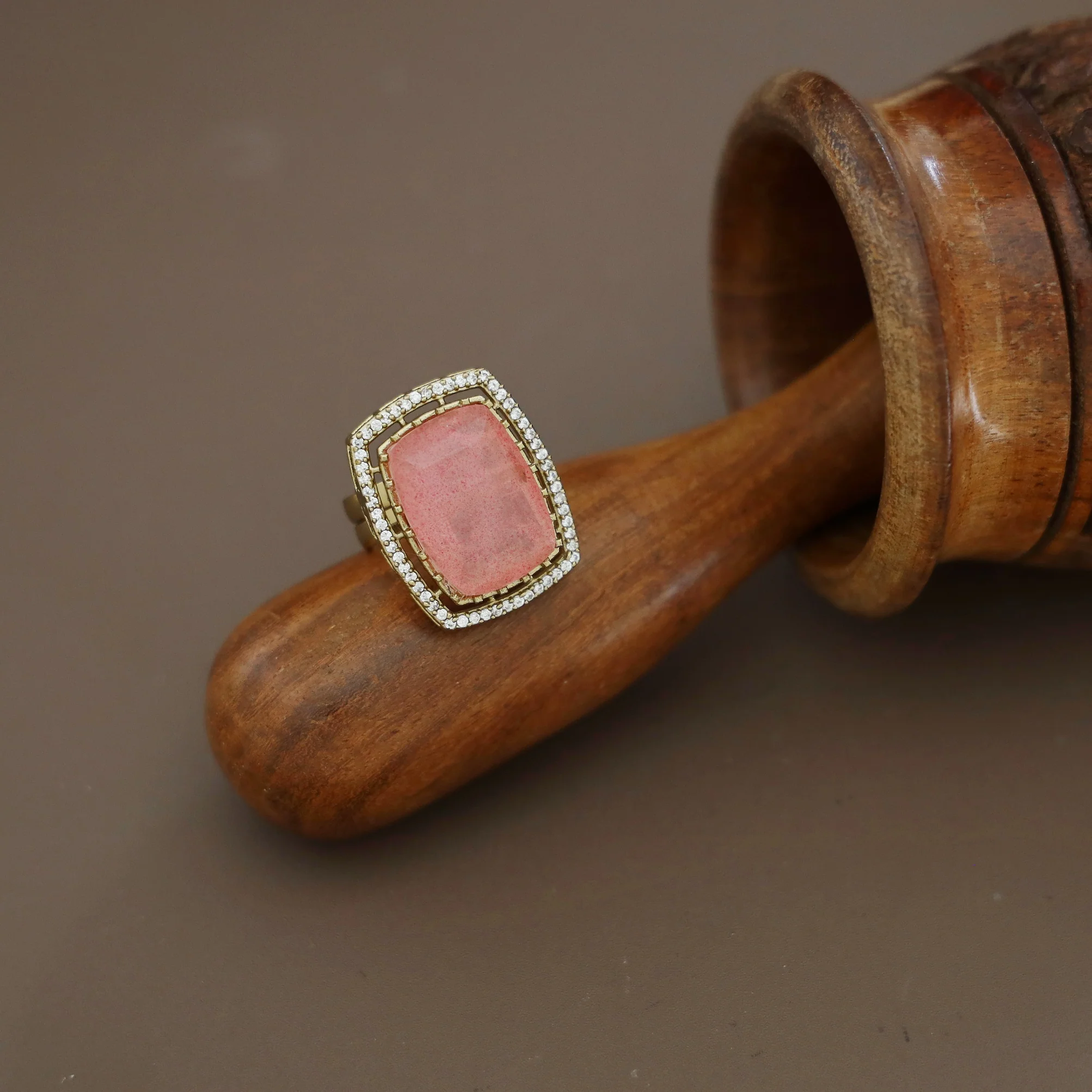 Raimitra Rectangle Stone Ring - Image 6