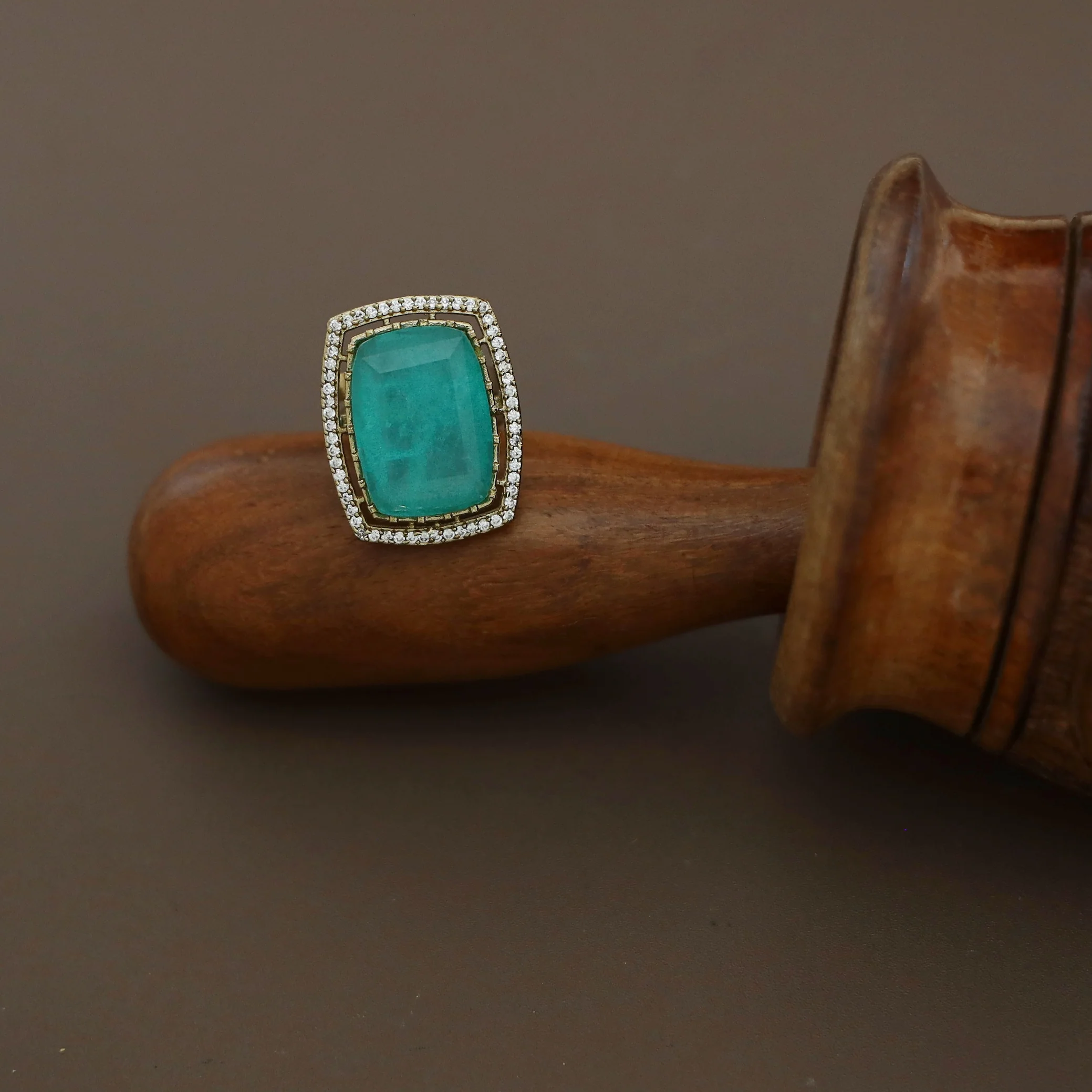 Raimitra Rectangle Stone Ring - Image 7