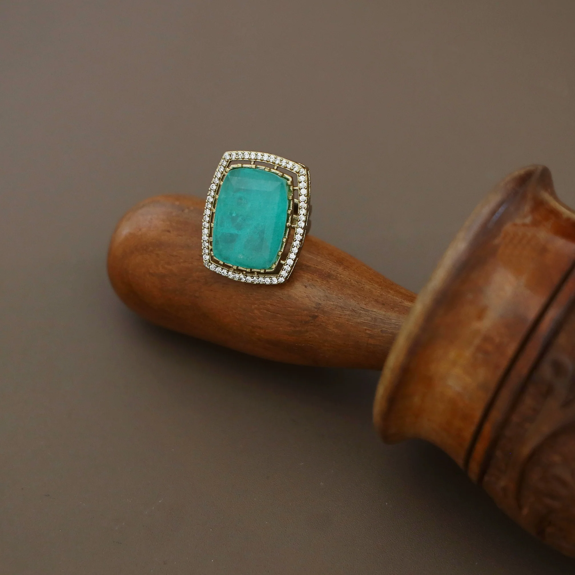 Raimitra Rectangle Stone Ring - Image 8