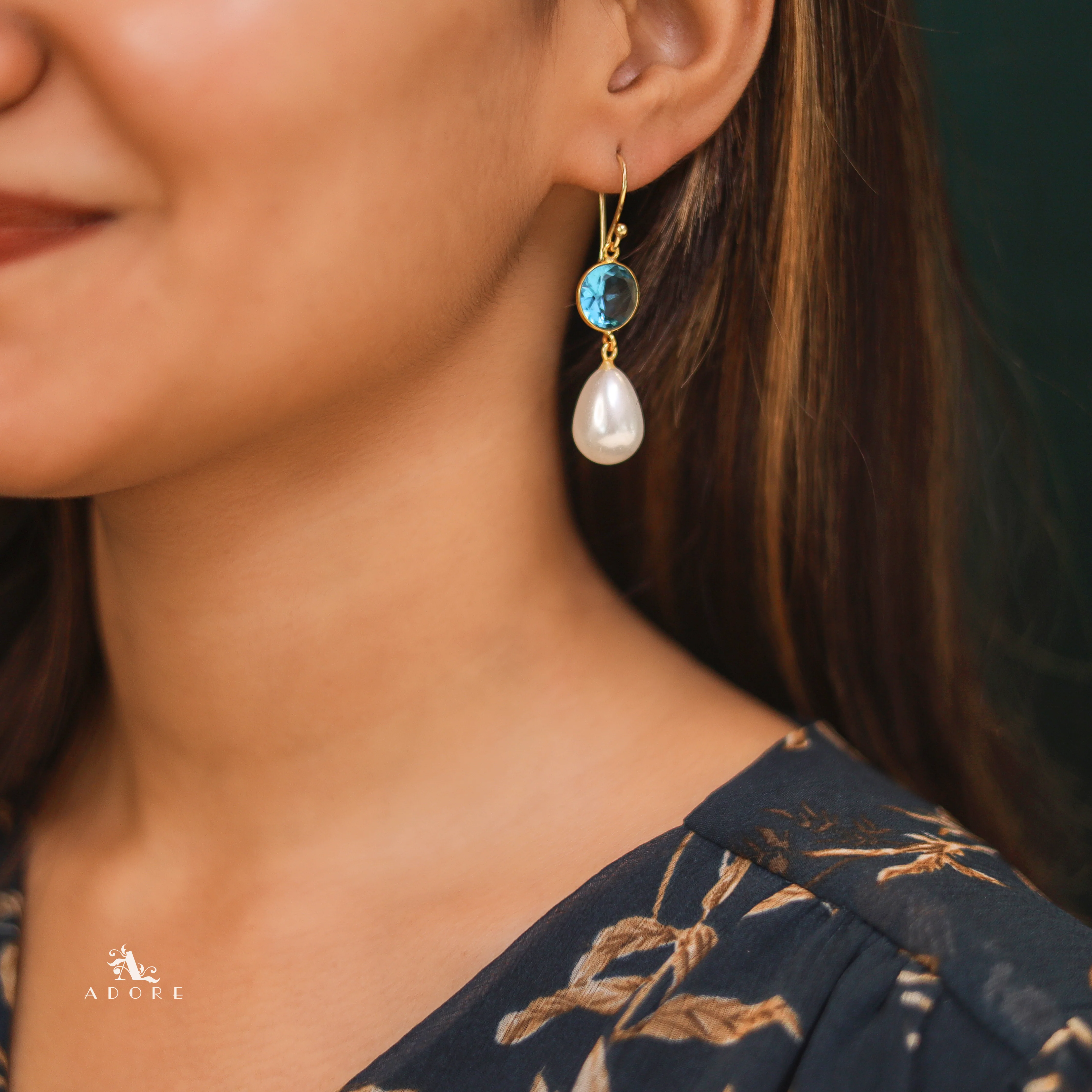 Rakhee Pearl Drop Earring - Image 2