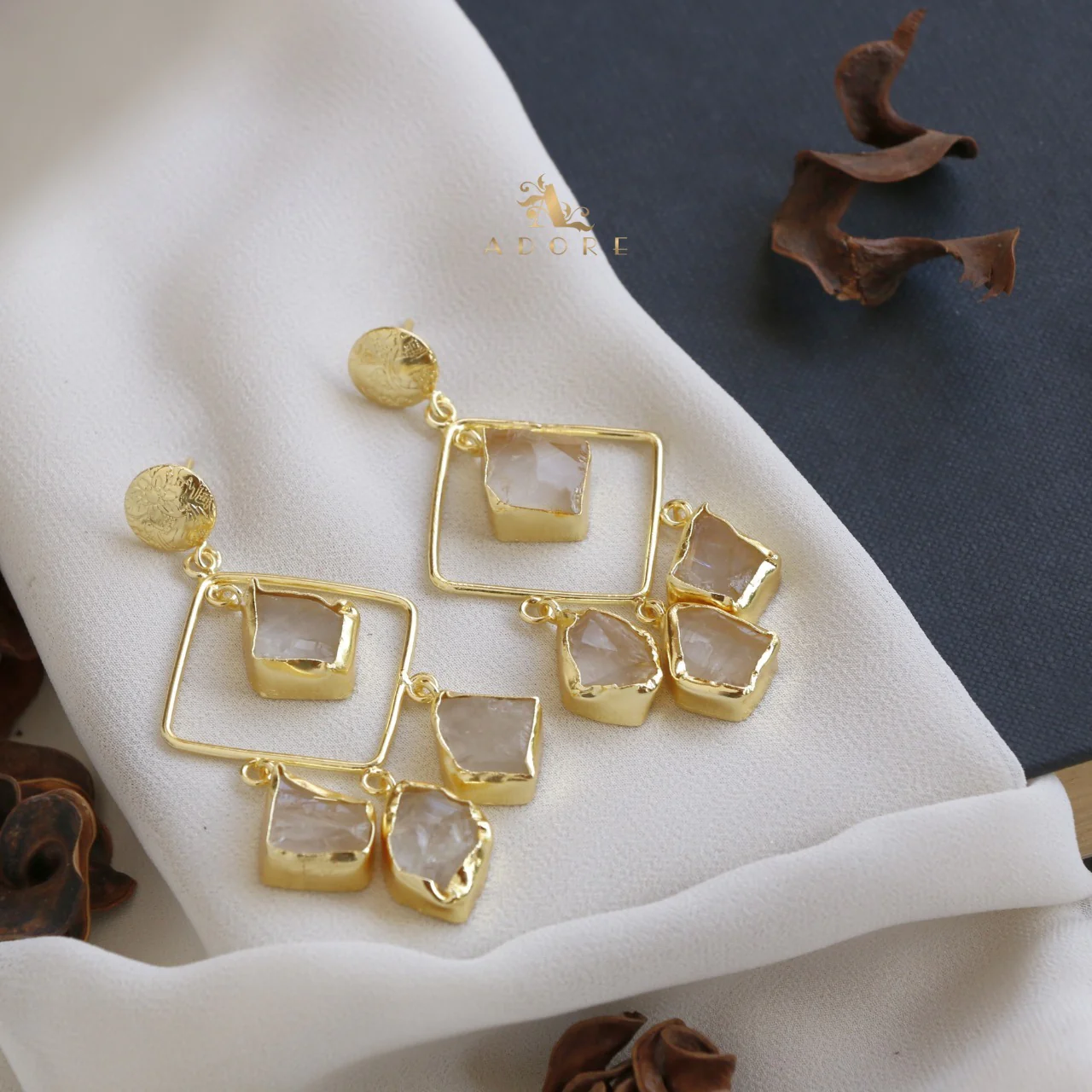 Raw Stone Adabel Earring (Colour Options) - Image 10